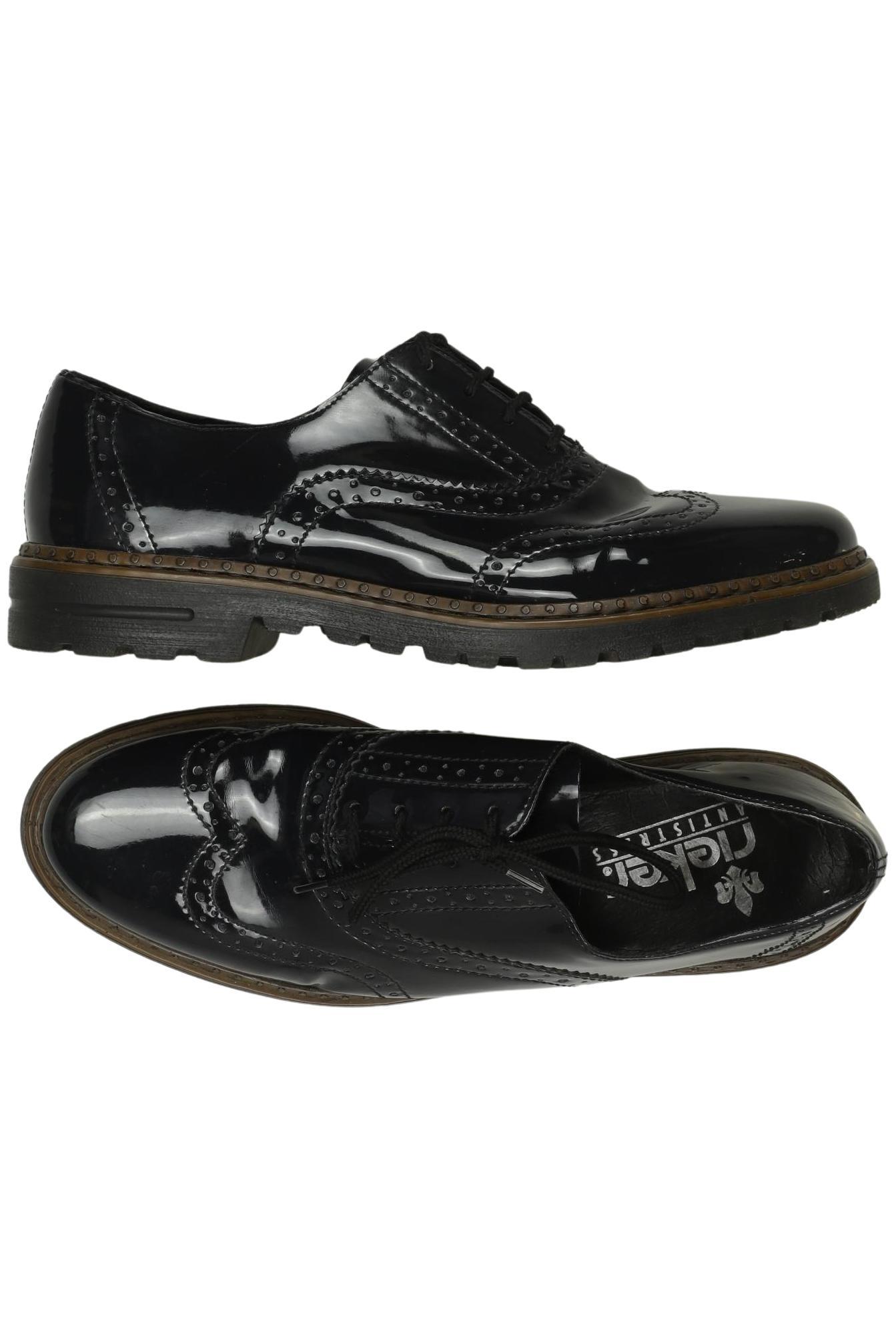 

Rieker Damen Halbschuh, schwarz, Gr. 41