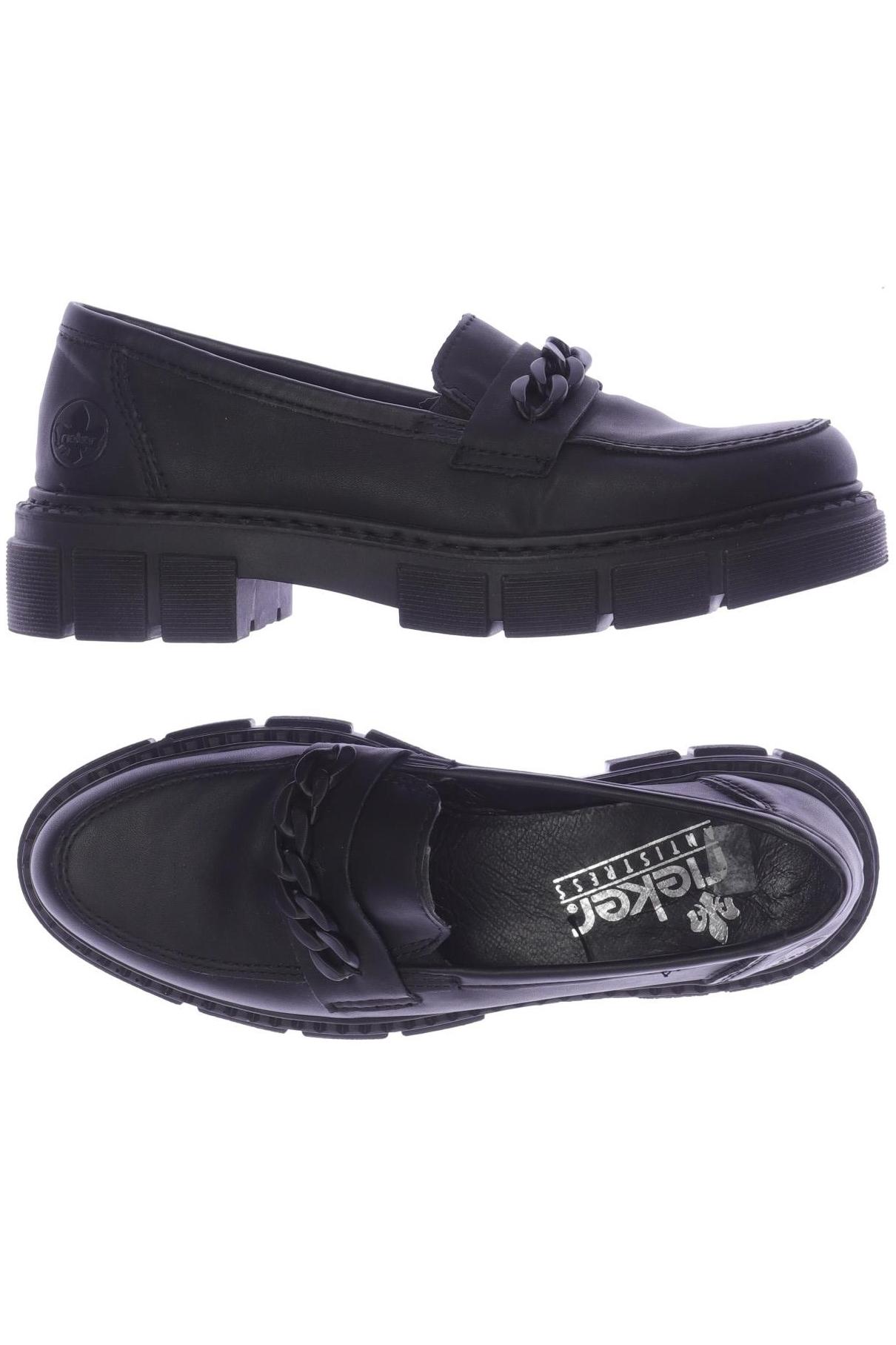

Rieker Damen Halbschuh, schwarz, Gr. 38