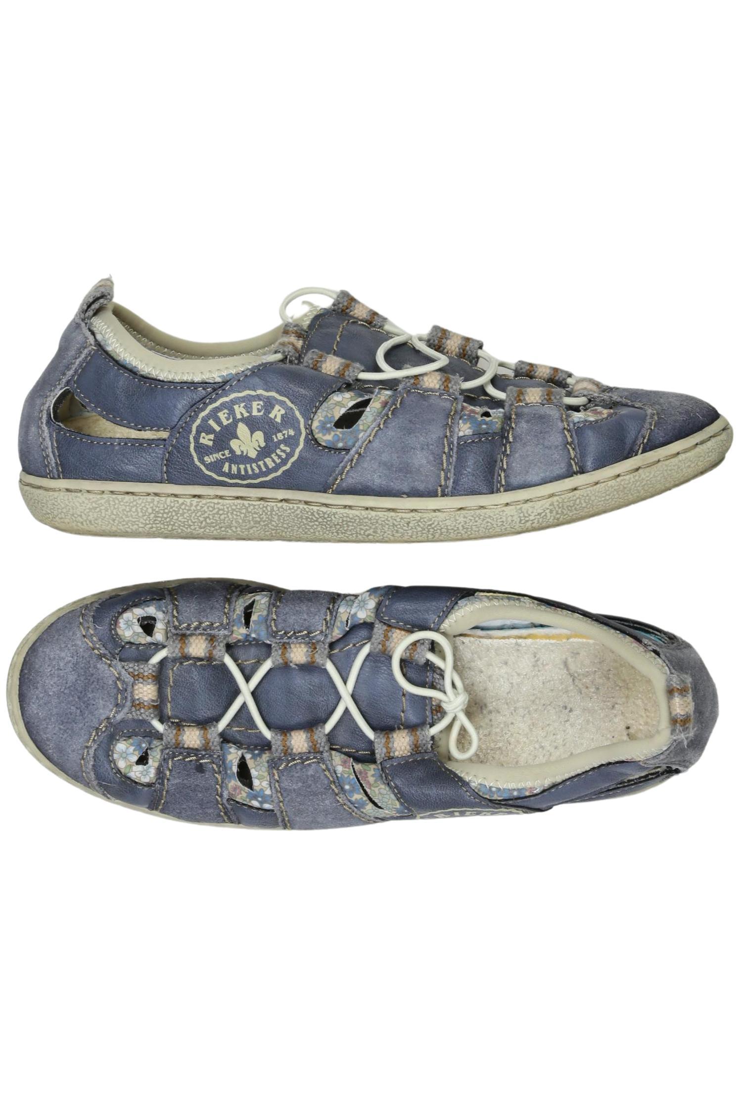 

Rieker Damen Halbschuh, blau, Gr. 38