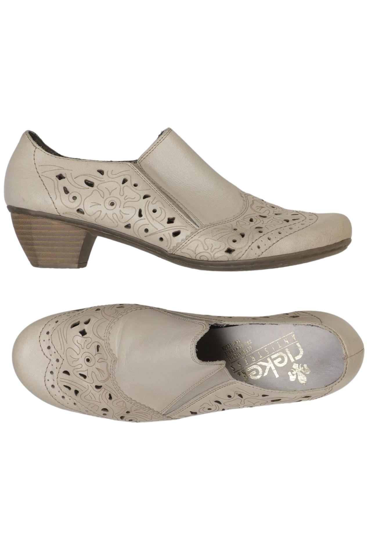 

Rieker Damen Halbschuh, beige, Gr. 38