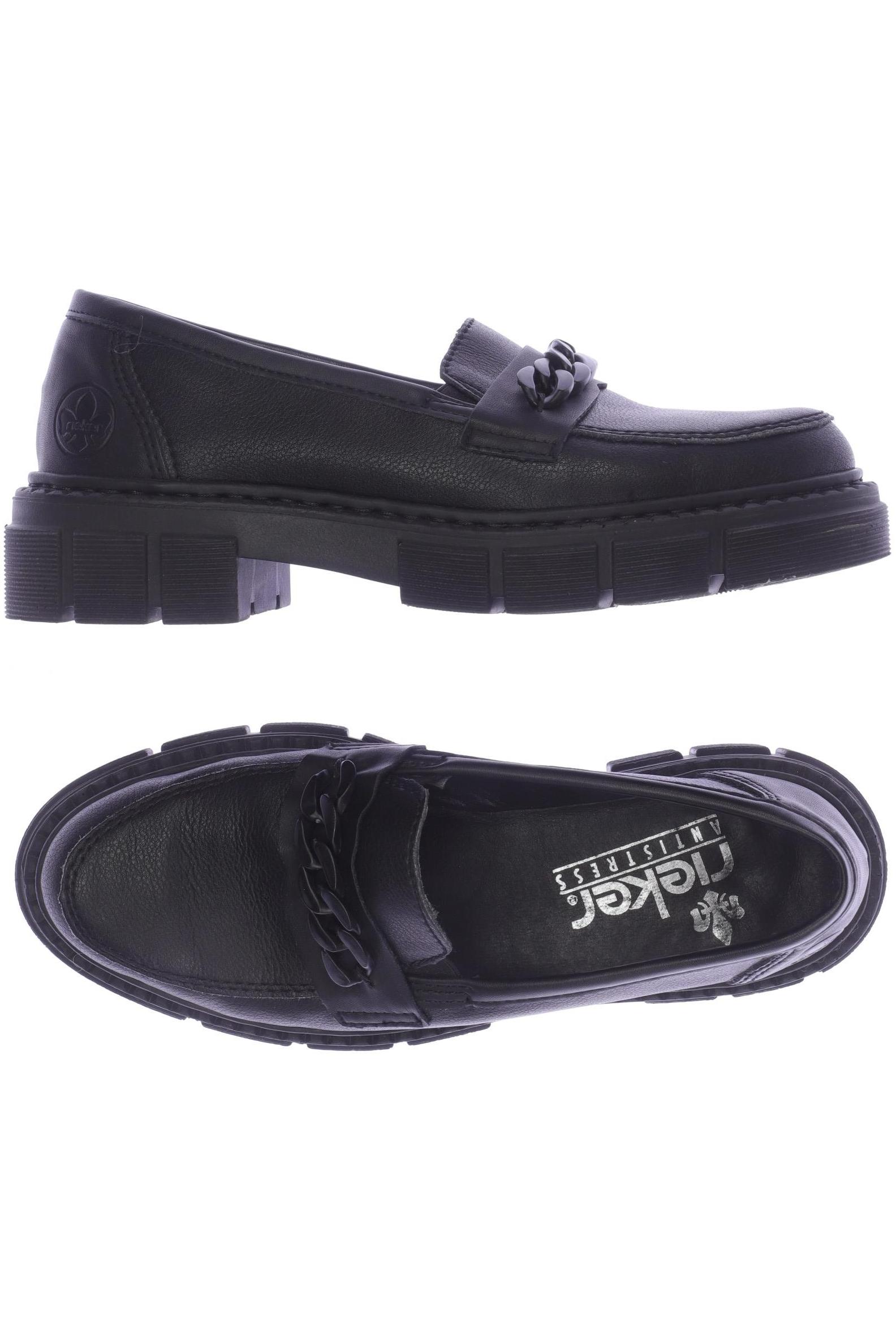 

Rieker Damen Halbschuh, schwarz, Gr. 37