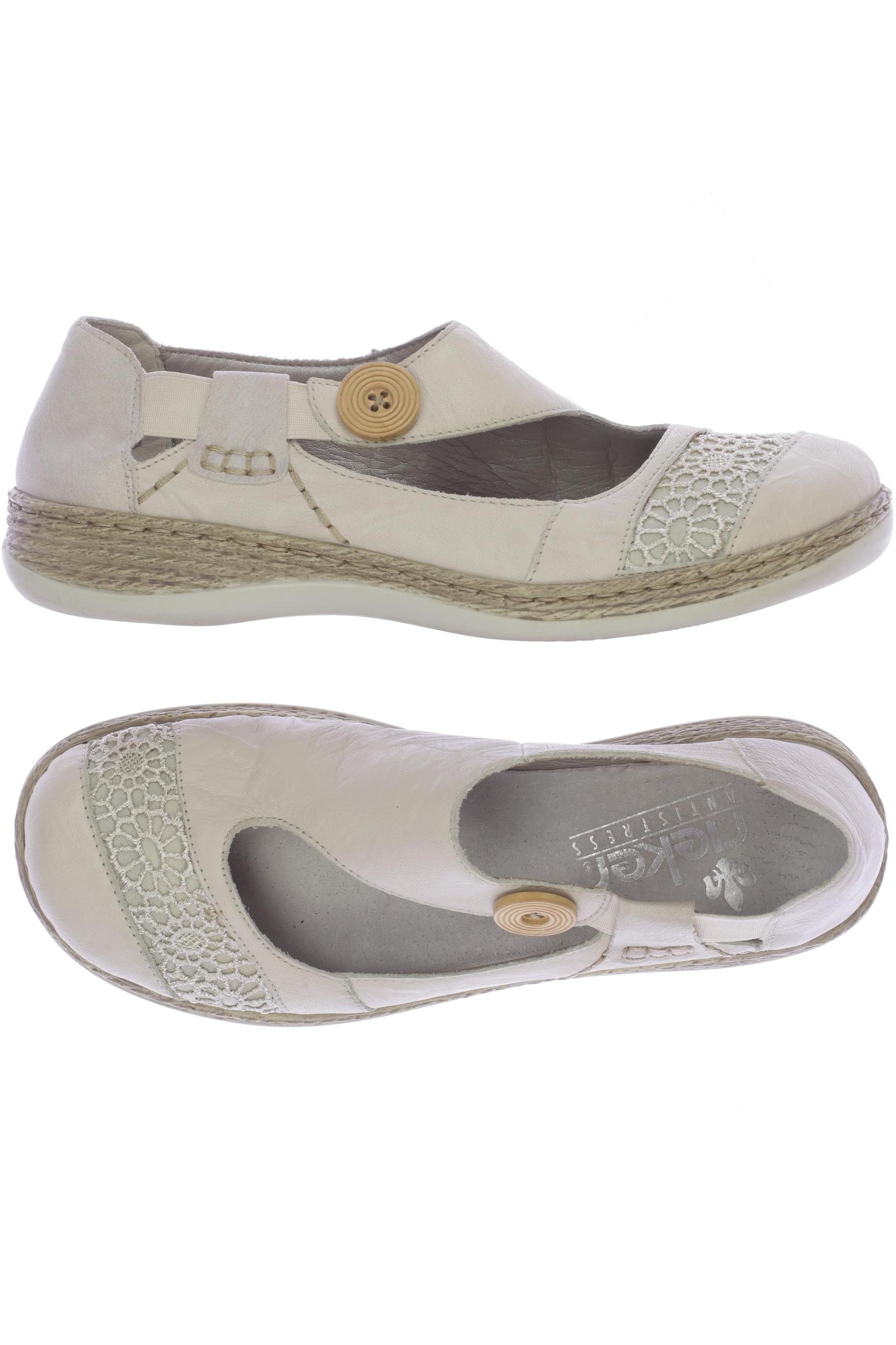 

Rieker Damen Halbschuh, cremeweiß