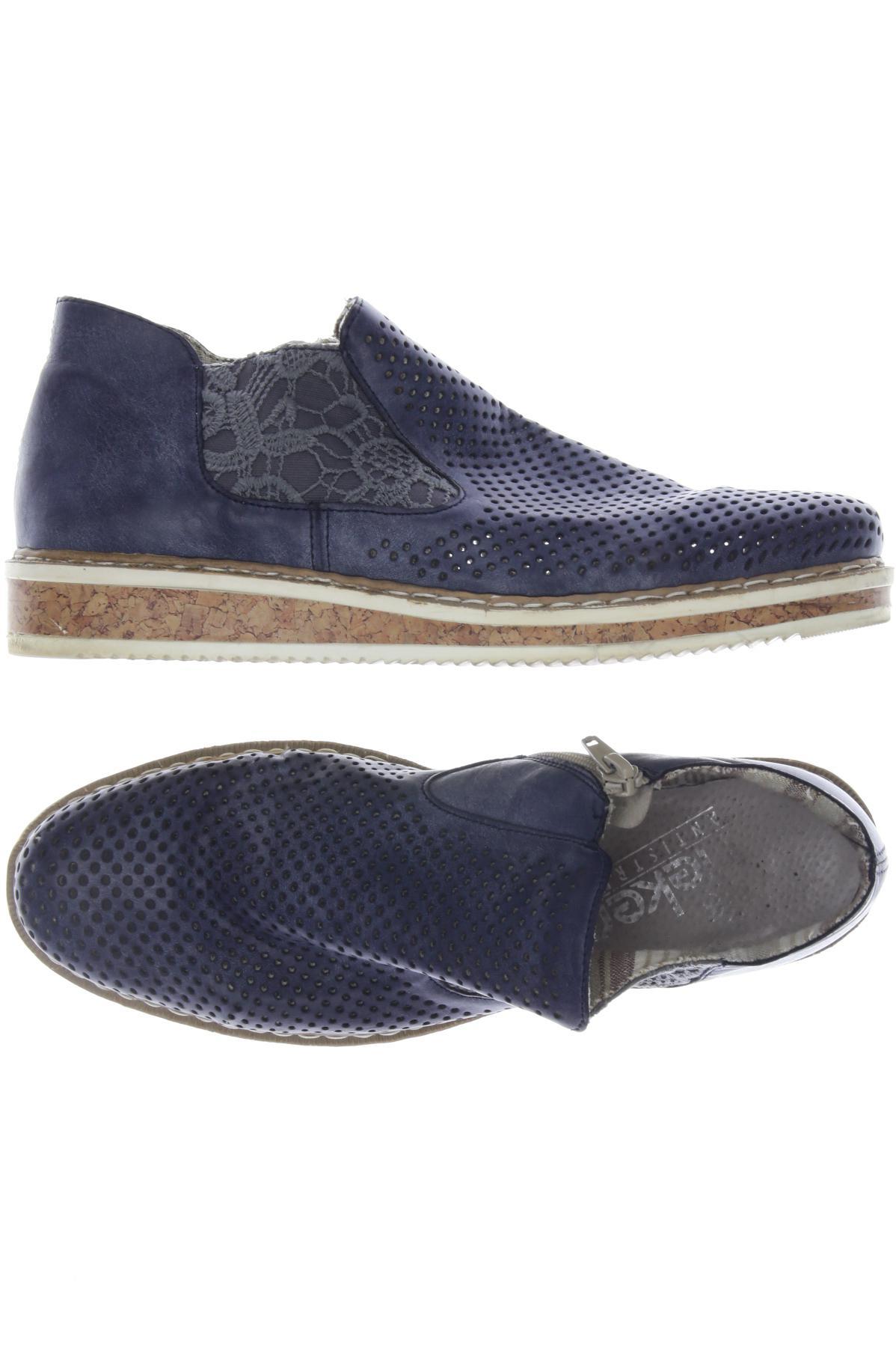 

Rieker Damen Halbschuh, blau, Gr. 39