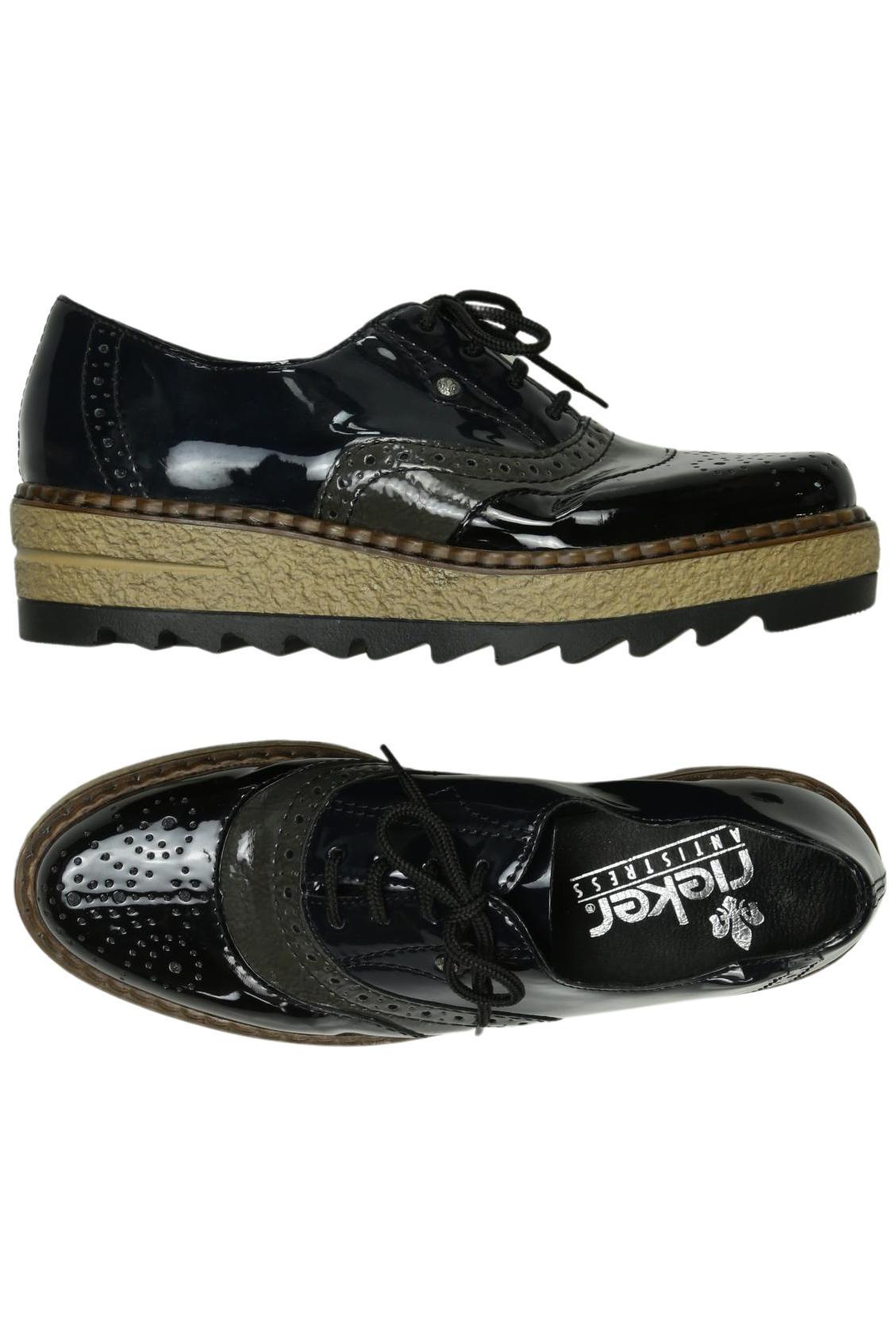 

Rieker Damen Halbschuh, schwarz, Gr. 37