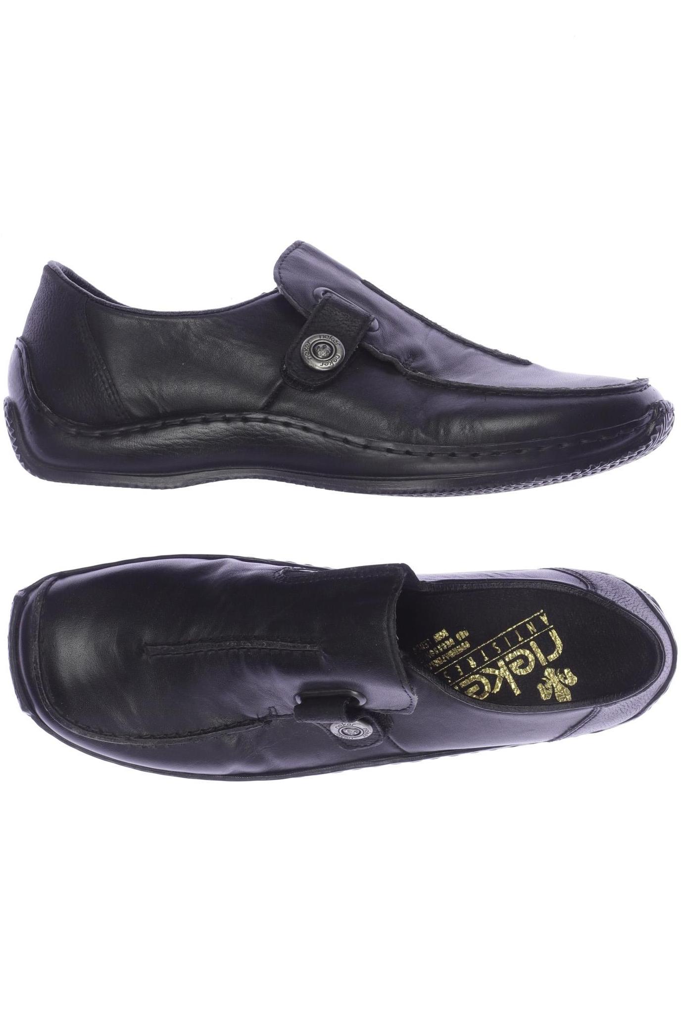 

Rieker Damen Halbschuh, schwarz, Gr. 38