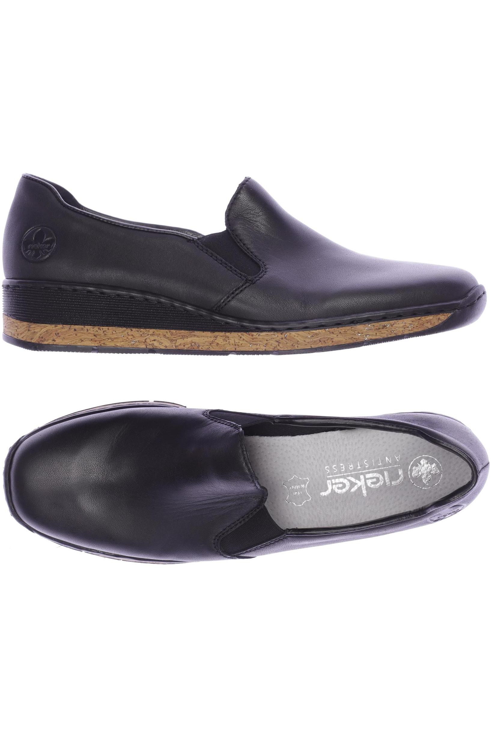 

Rieker Damen Halbschuh, schwarz, Gr. 41