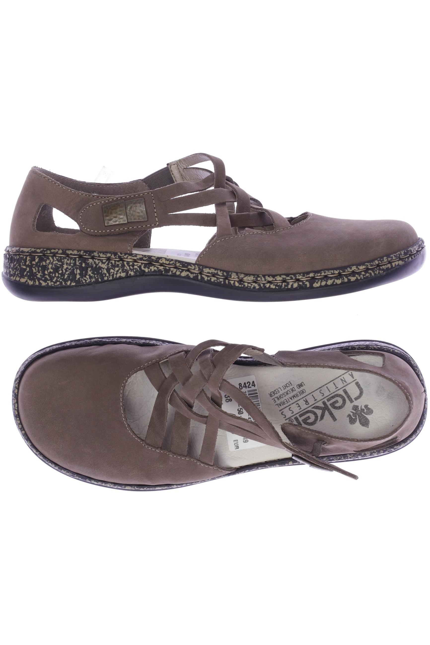 

Rieker Damen Halbschuh, braun, Gr. 38