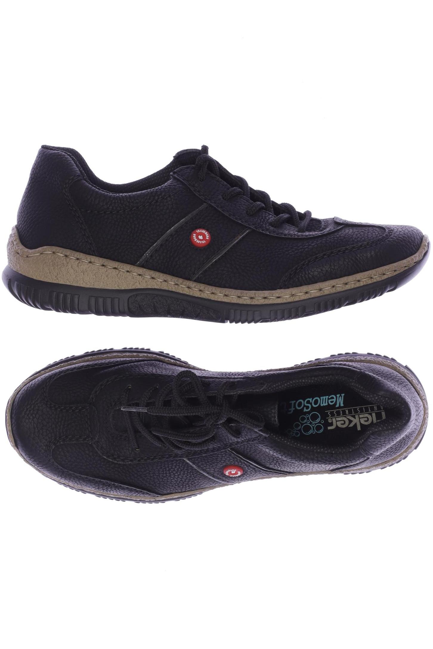

Rieker Damen Halbschuh, schwarz, Gr. 38