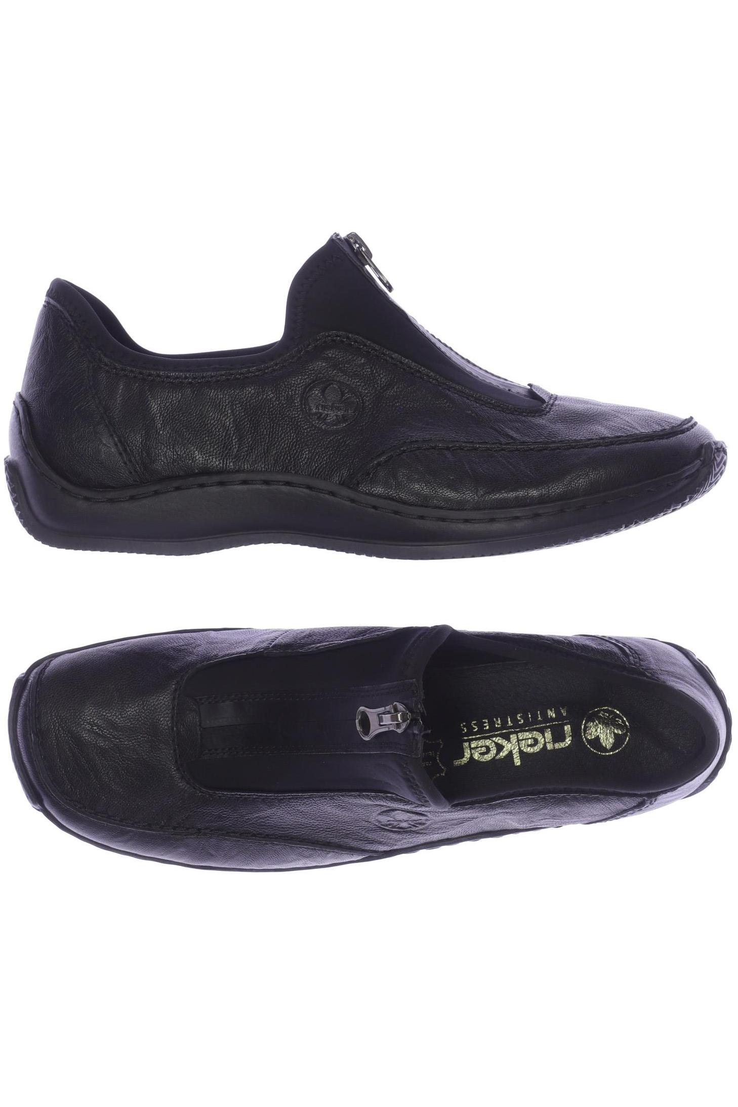 

Rieker Damen Halbschuh, schwarz, Gr. 40