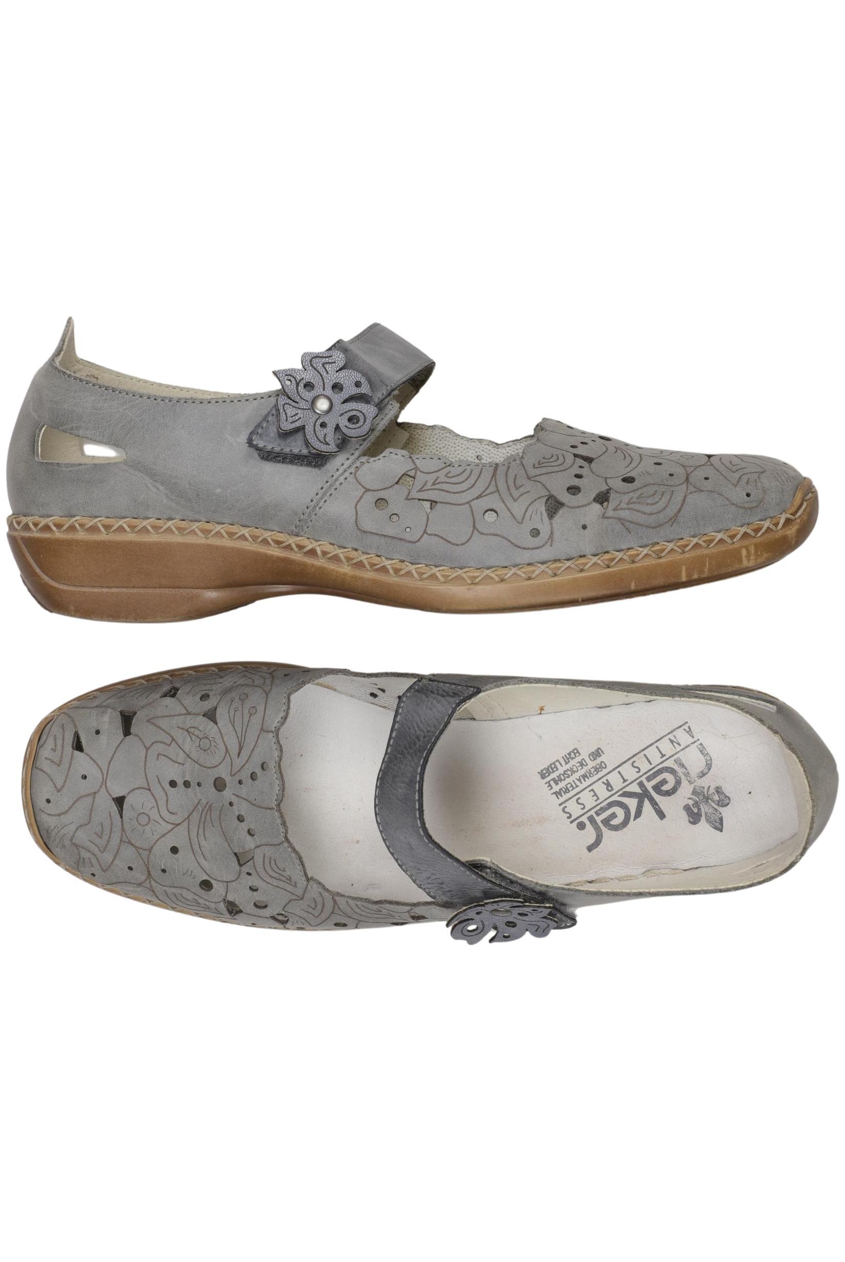 

Rieker Damen Halbschuh, grau, Gr. 41