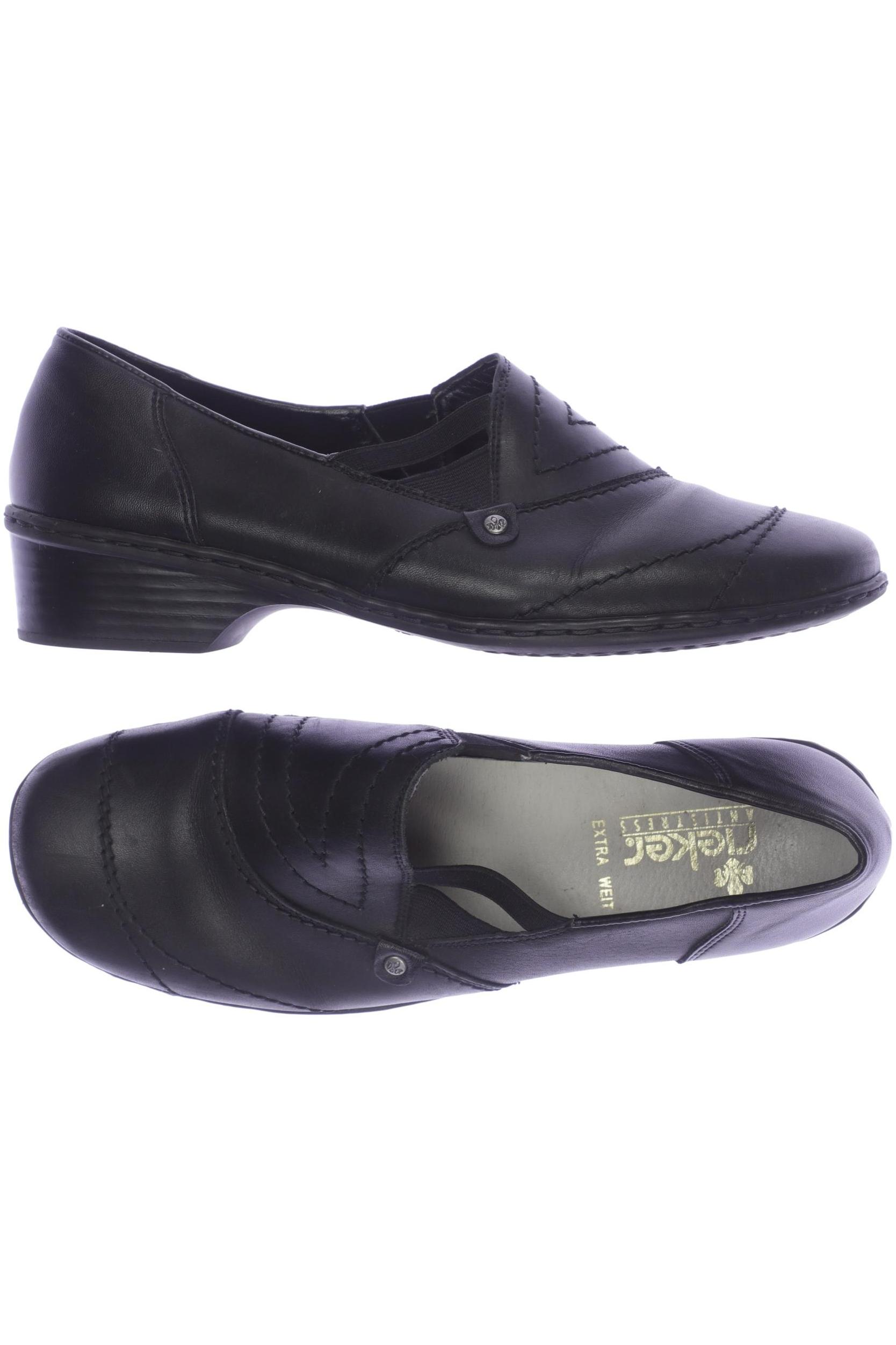 

Rieker Damen Halbschuh, schwarz, Gr. 39