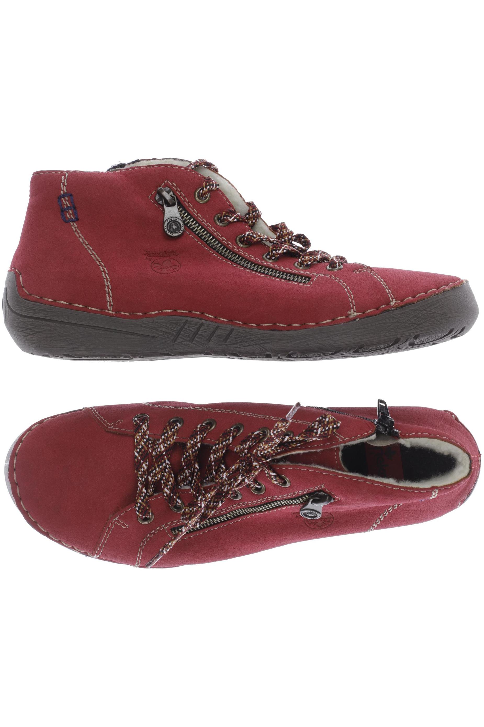 

Rieker Damen Halbschuh, rot, Gr. 41