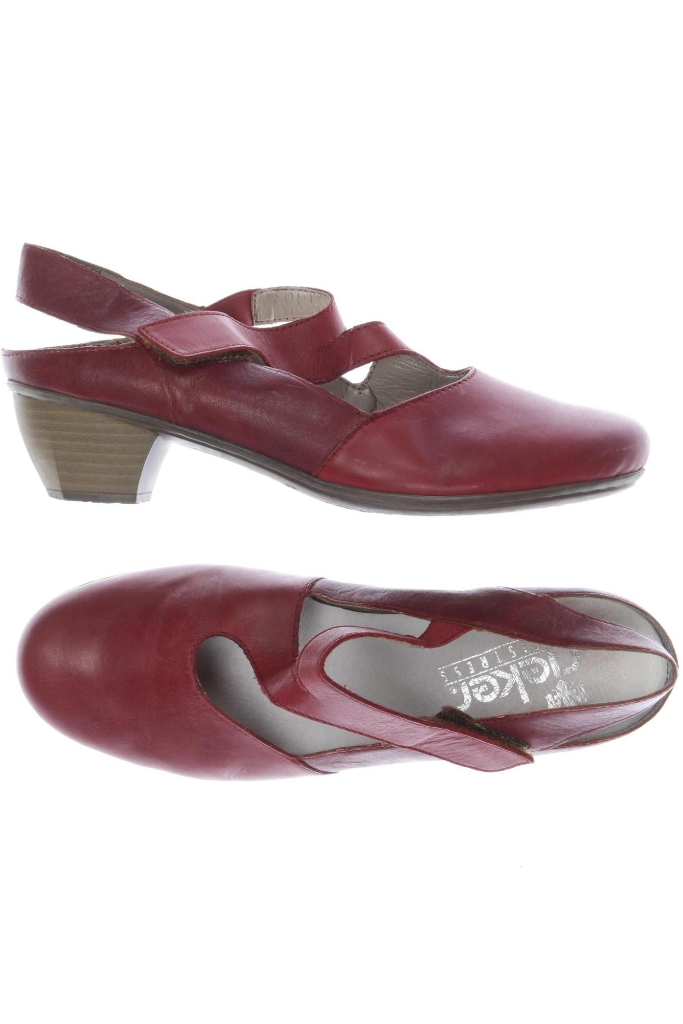 

Rieker Damen Halbschuh, bordeaux, Gr. 38
