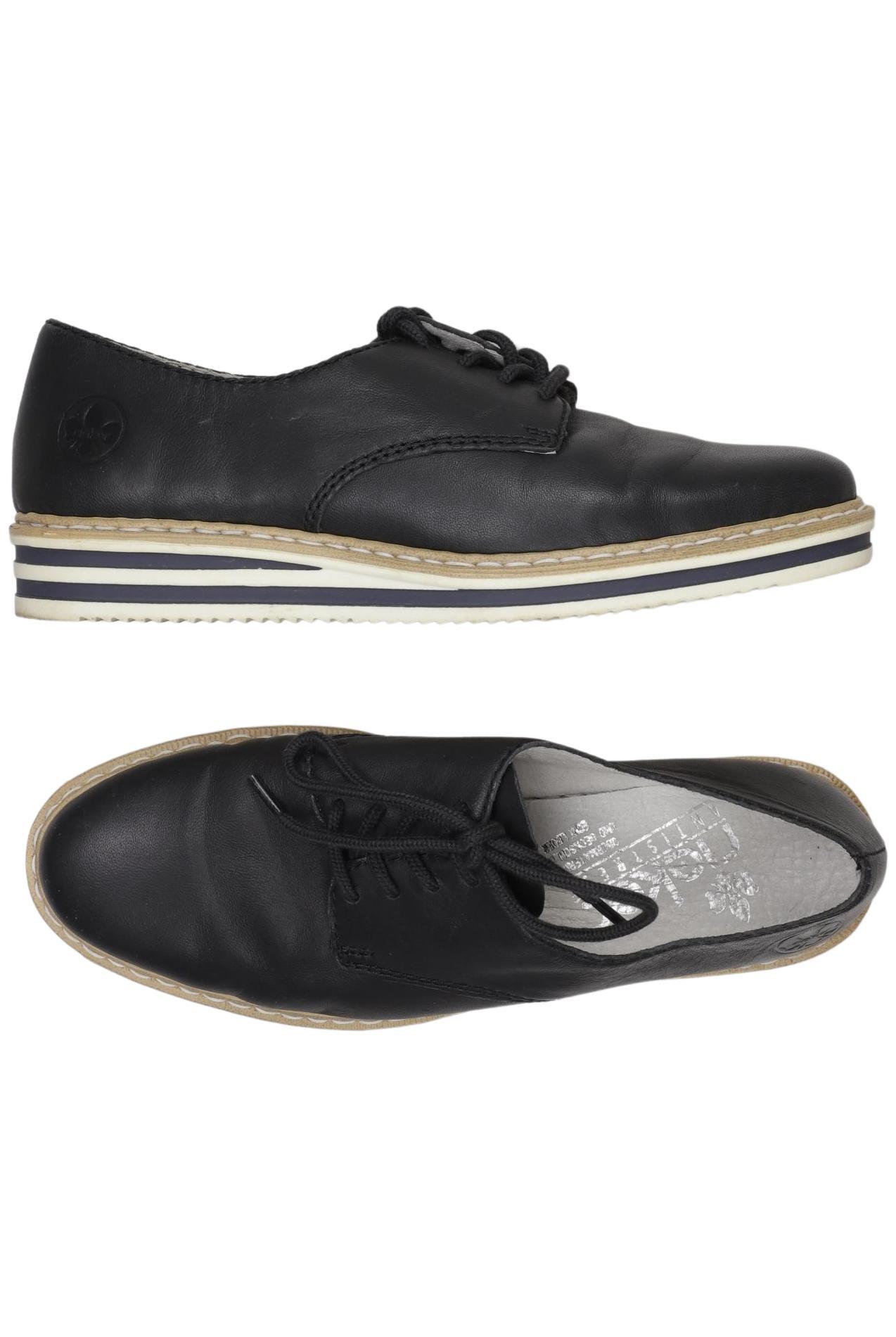

Rieker Damen Halbschuh, schwarz, Gr. 37