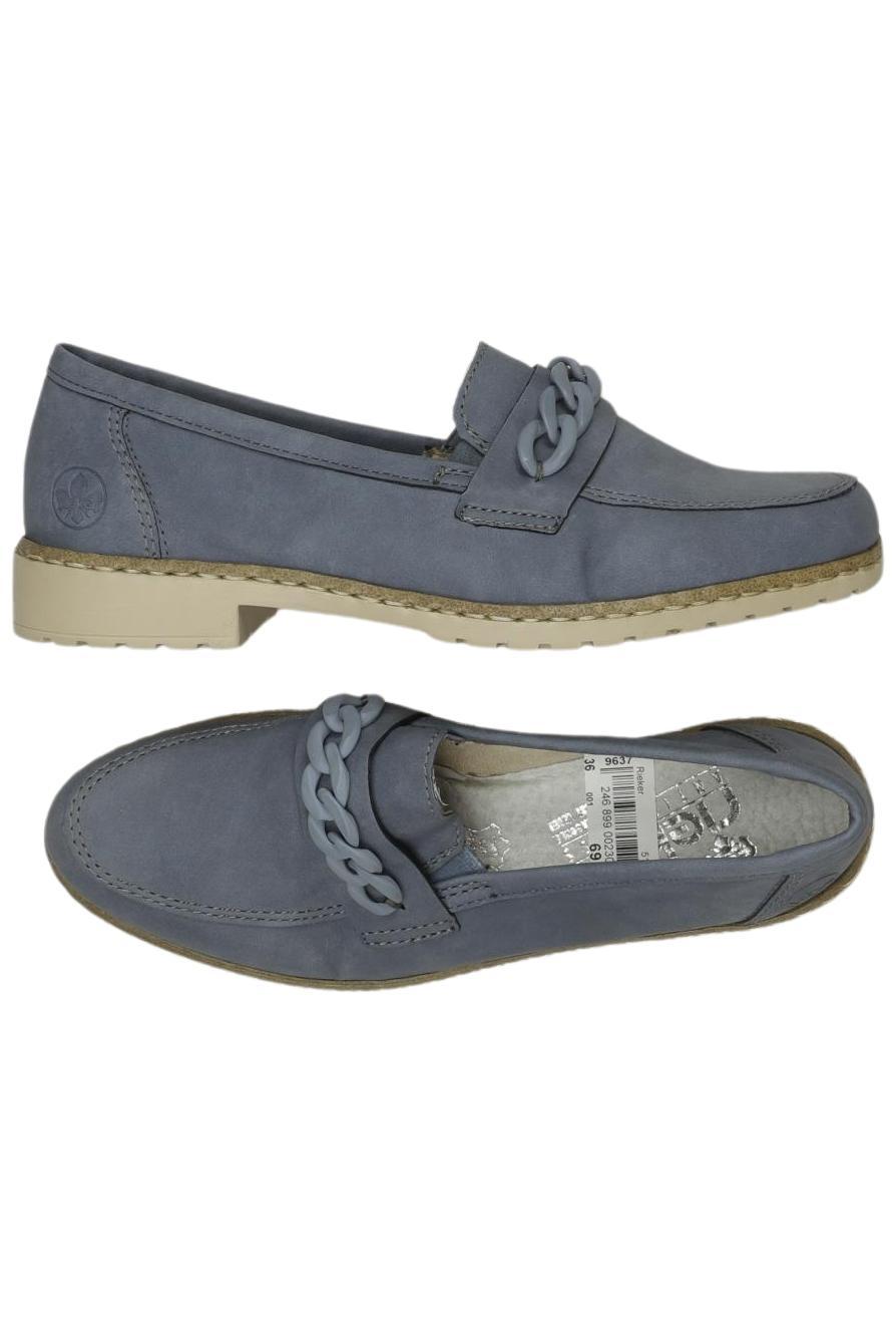 

Rieker Damen Halbschuh, blau, Gr. 36