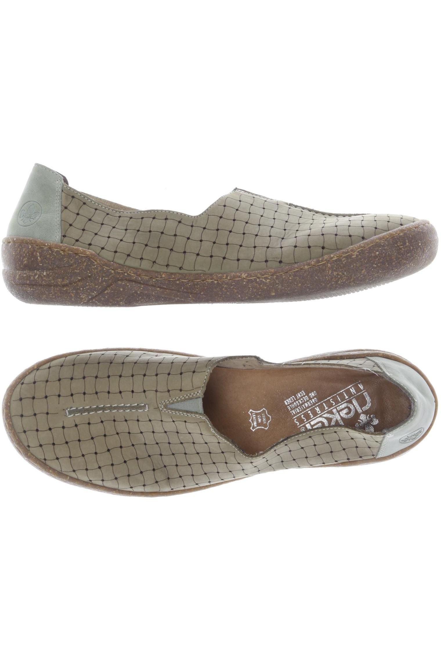 

Rieker Damen Halbschuh, grün, Gr. 42