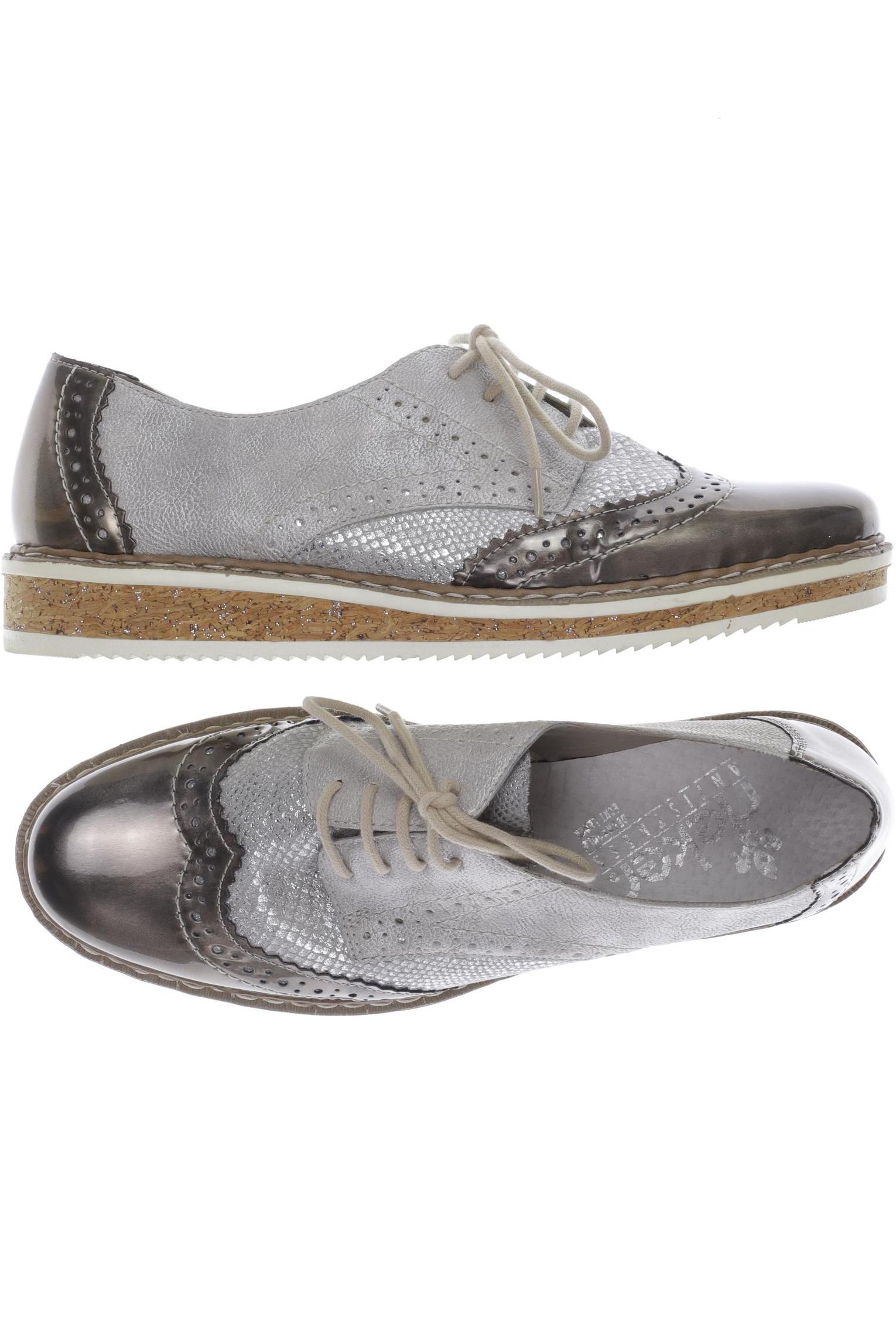 

Rieker Damen Halbschuh, grau, Gr. 38
