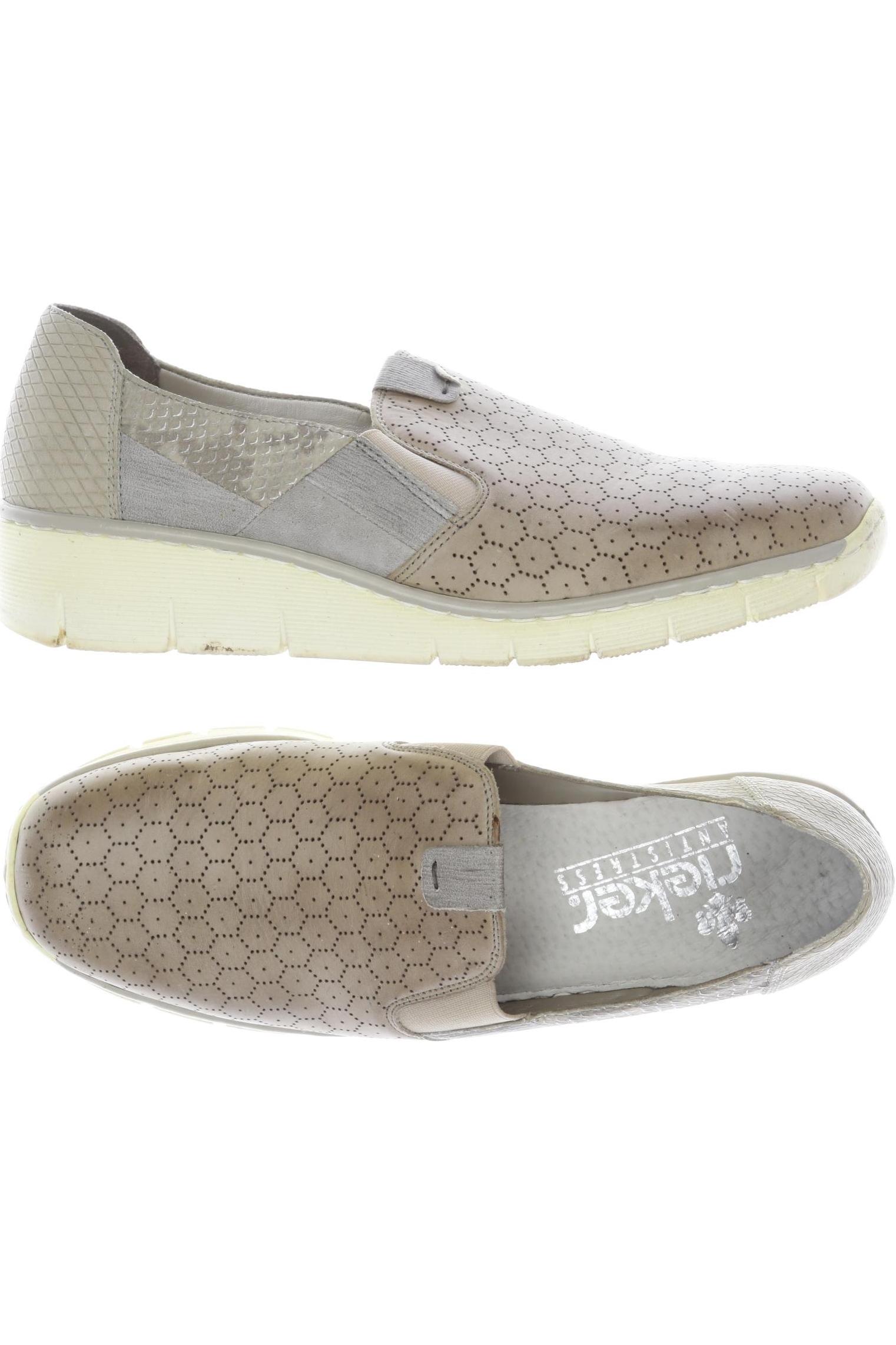 

Rieker Damen Halbschuh, beige, Gr. 39