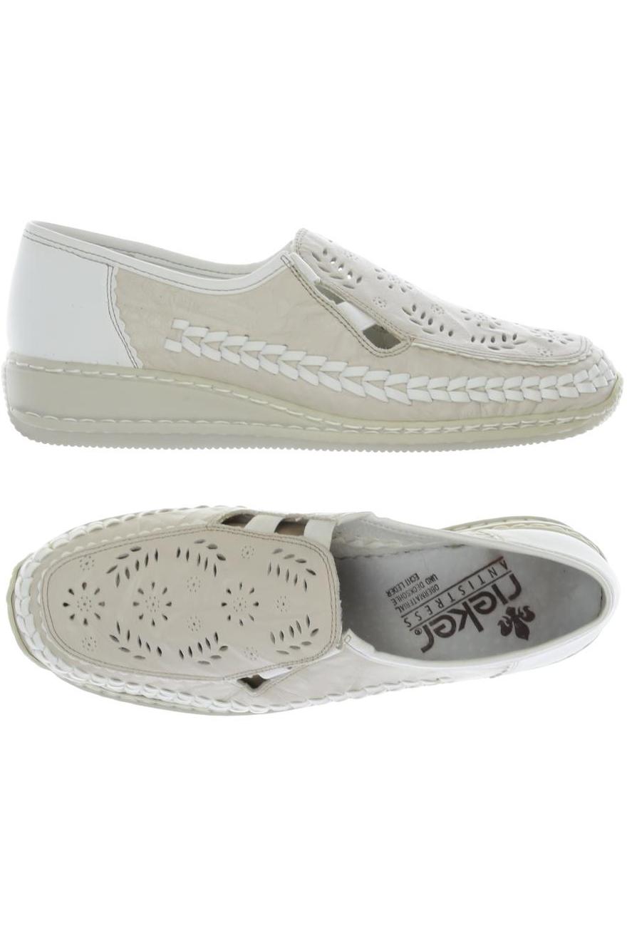 

Rieker Damen Halbschuh, beige, Gr. 40