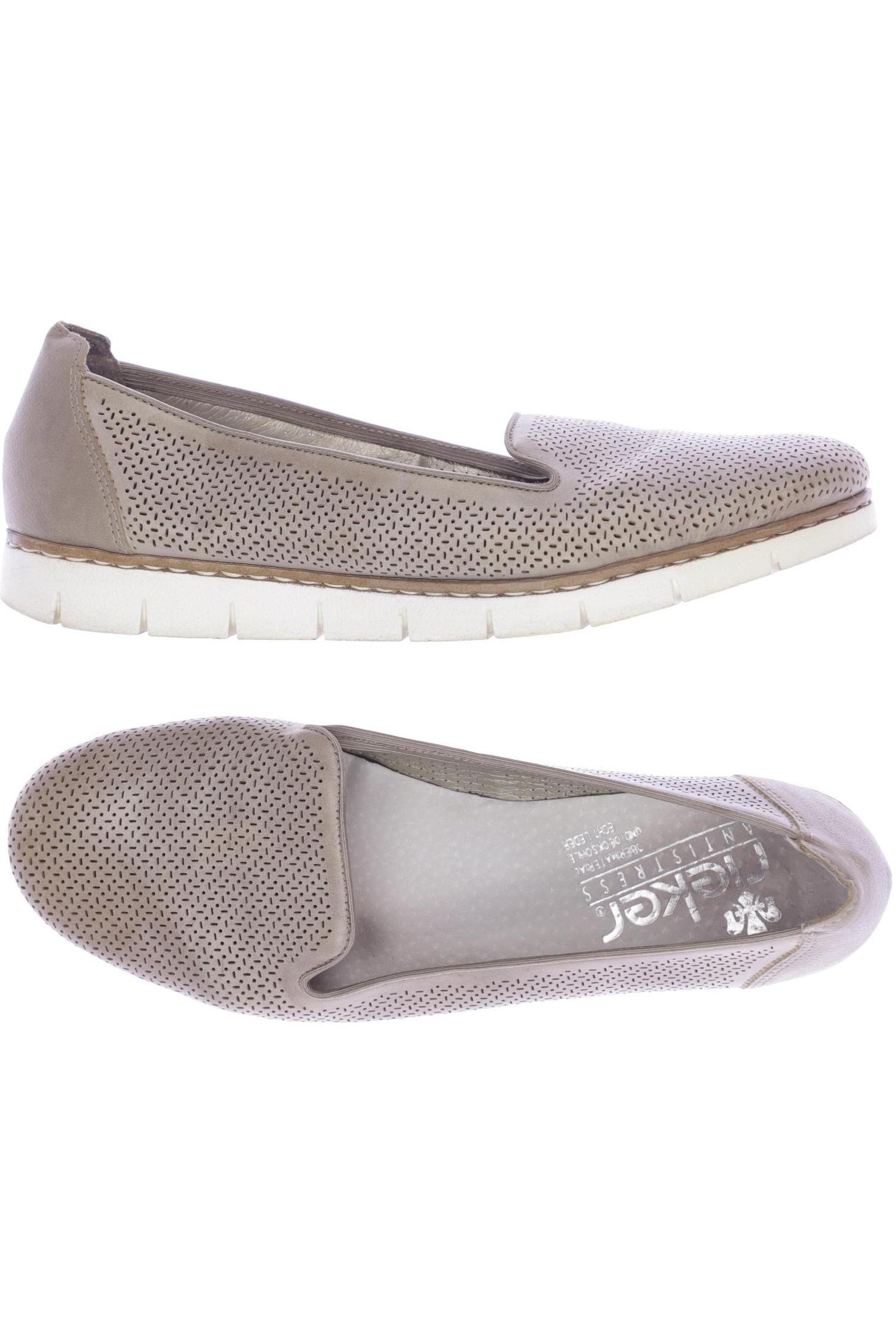 

Rieker Damen Halbschuh, beige, Gr. 38