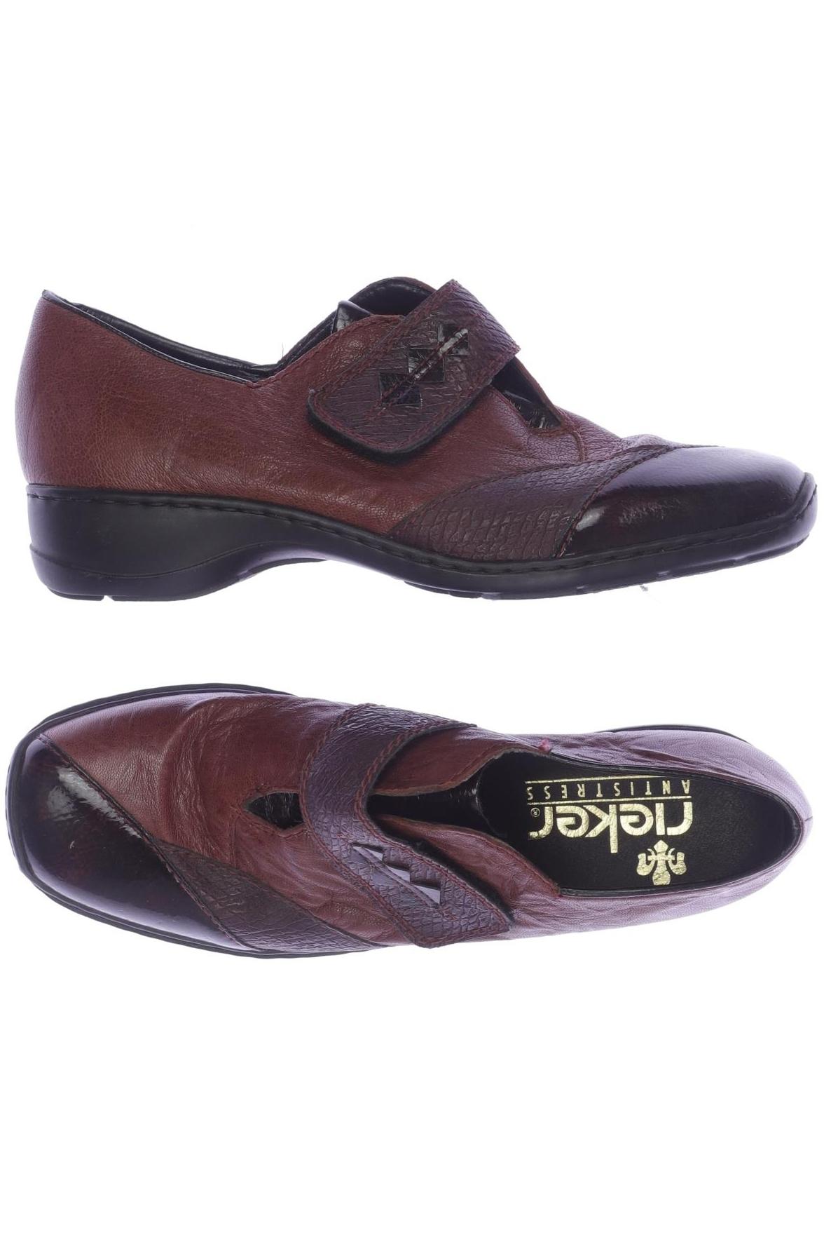 

Rieker Damen Halbschuh, bordeaux, Gr. 38