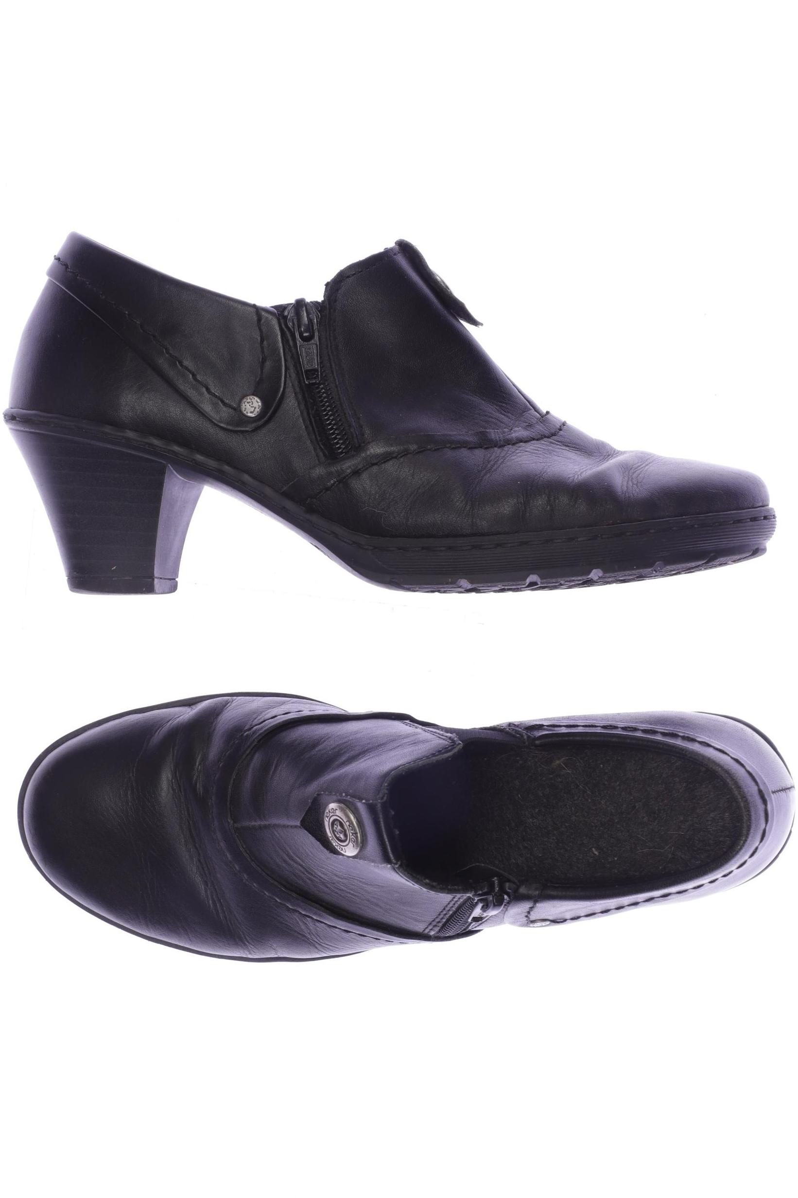 

Rieker Damen Halbschuh, schwarz, Gr. 37