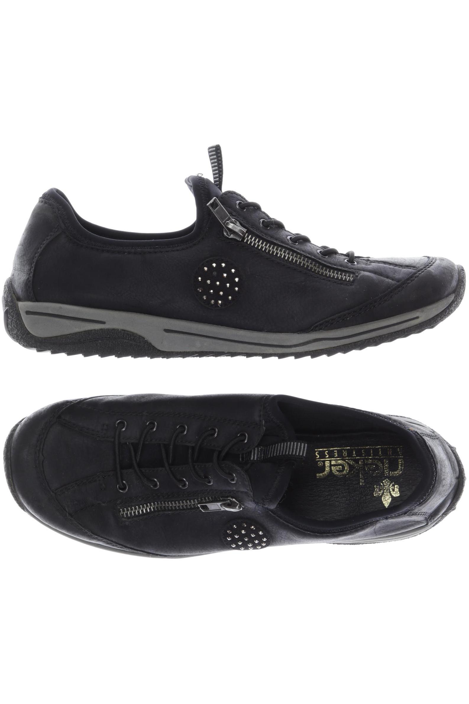 

Rieker Damen Halbschuh, schwarz, Gr. 41
