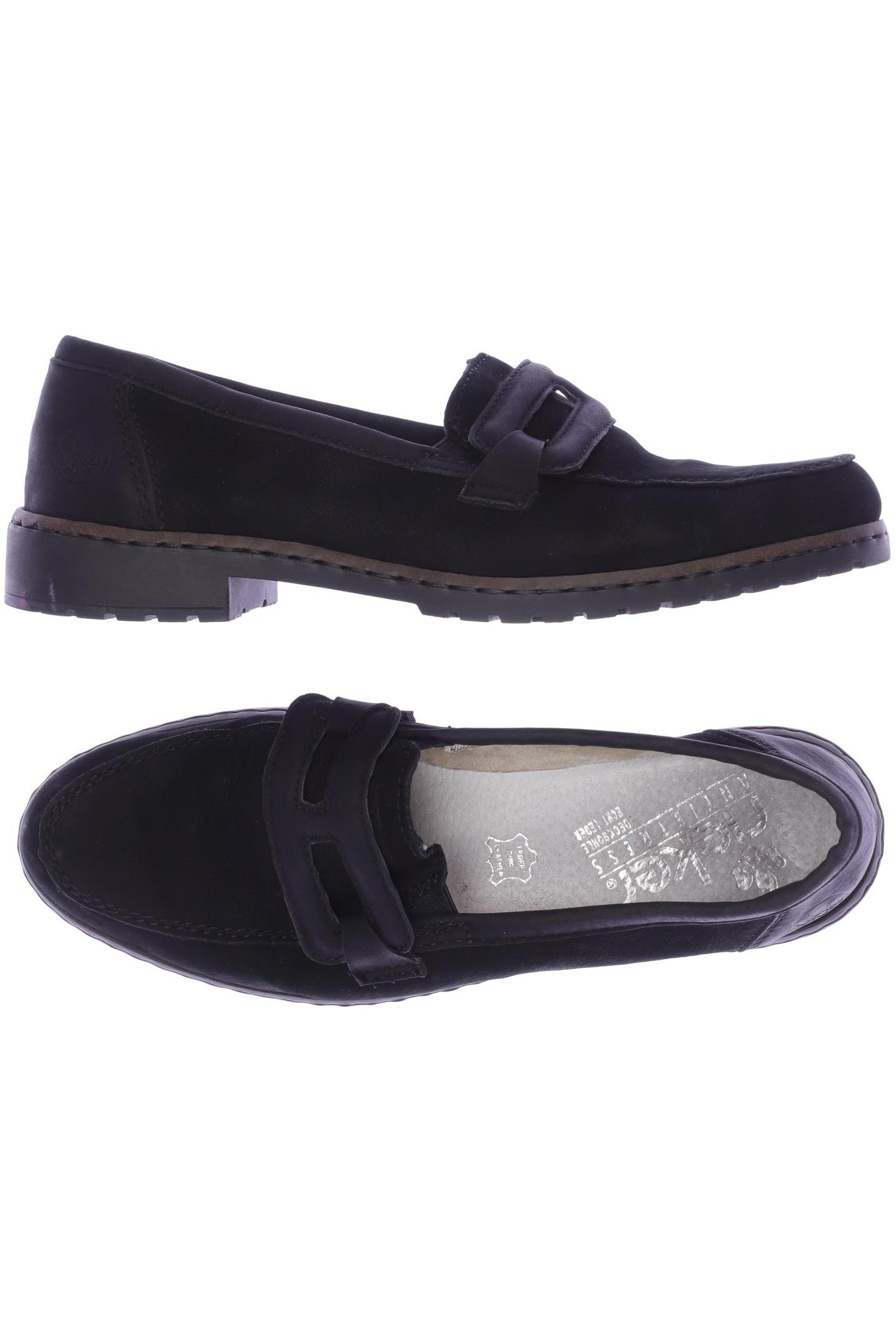 

Rieker Damen Halbschuh, schwarz, Gr. 37