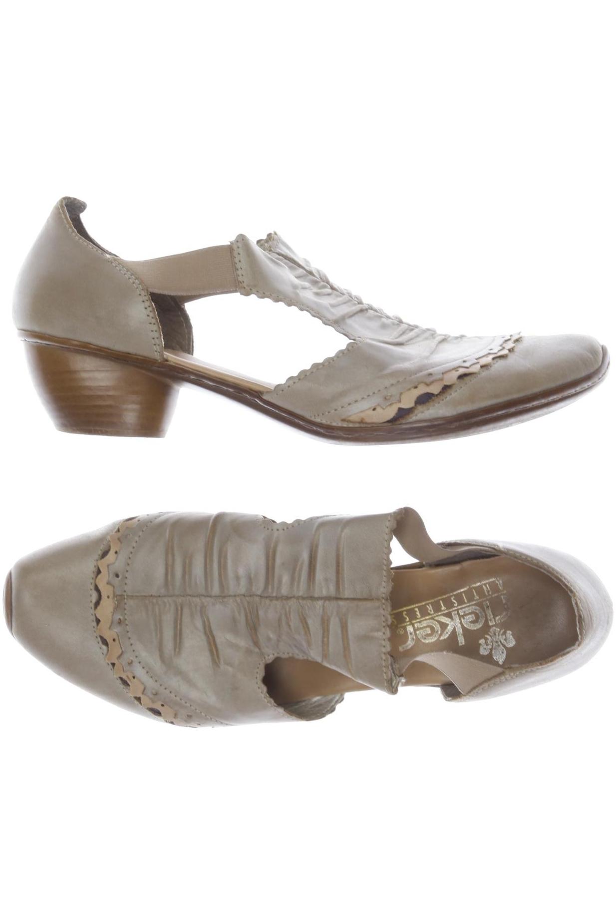 

Rieker Damen Halbschuh, beige, Gr. 41