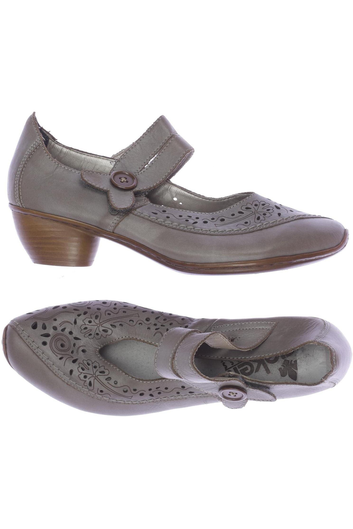 

Rieker Damen Halbschuh, grau, Gr. 38
