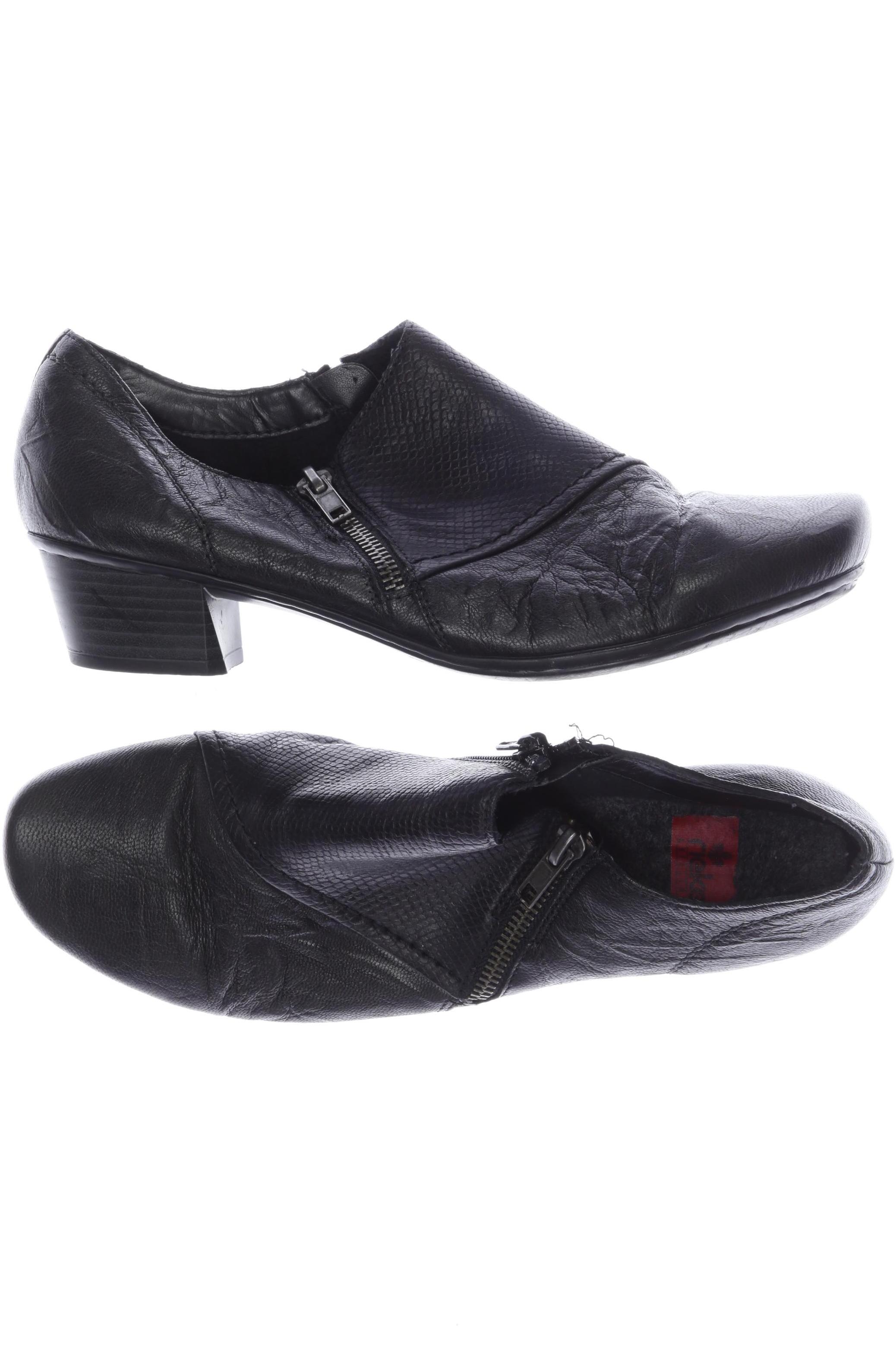 

Rieker Damen Halbschuh, schwarz, Gr. 39