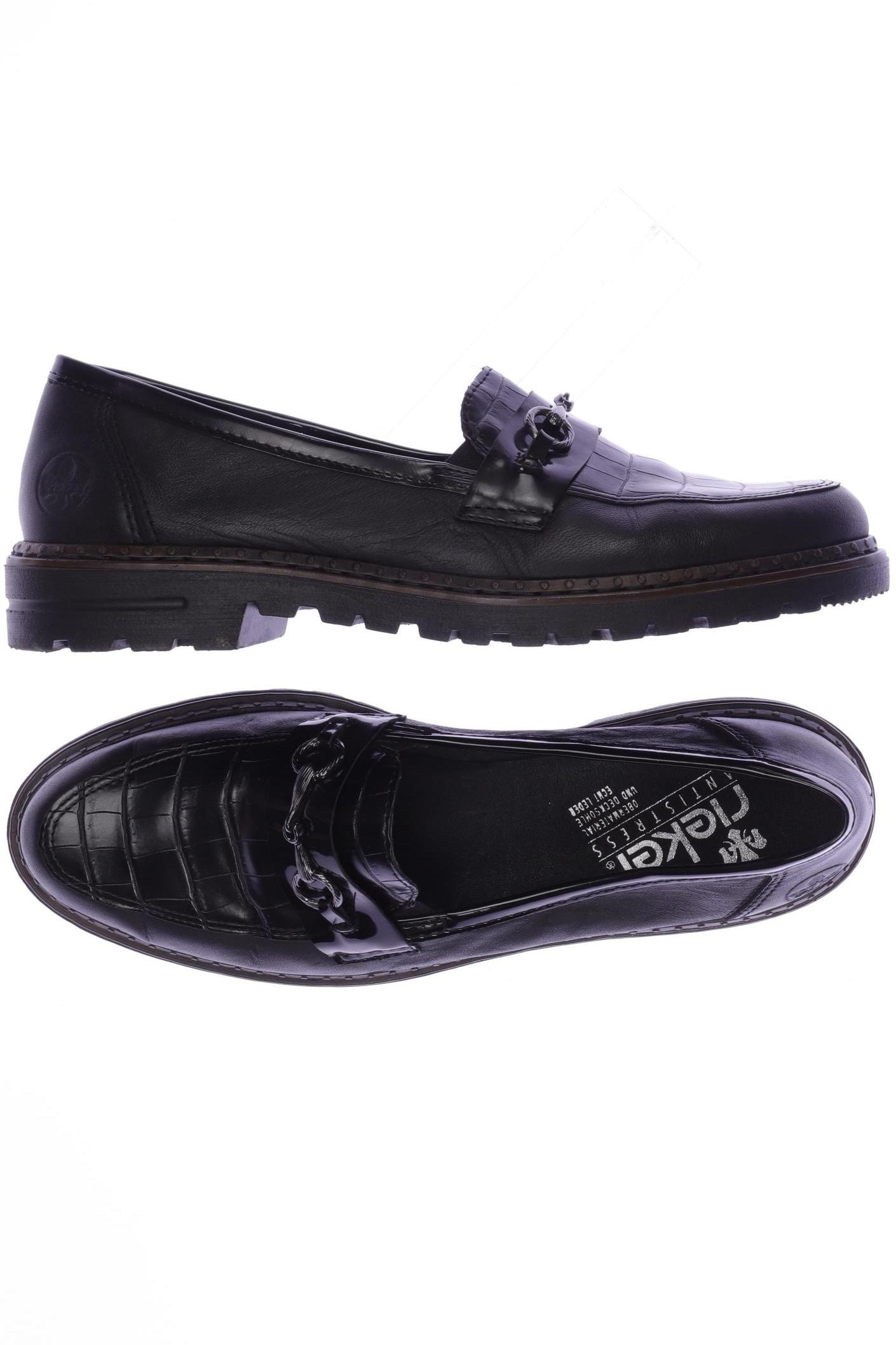 

Rieker Damen Halbschuh, schwarz, Gr. 41