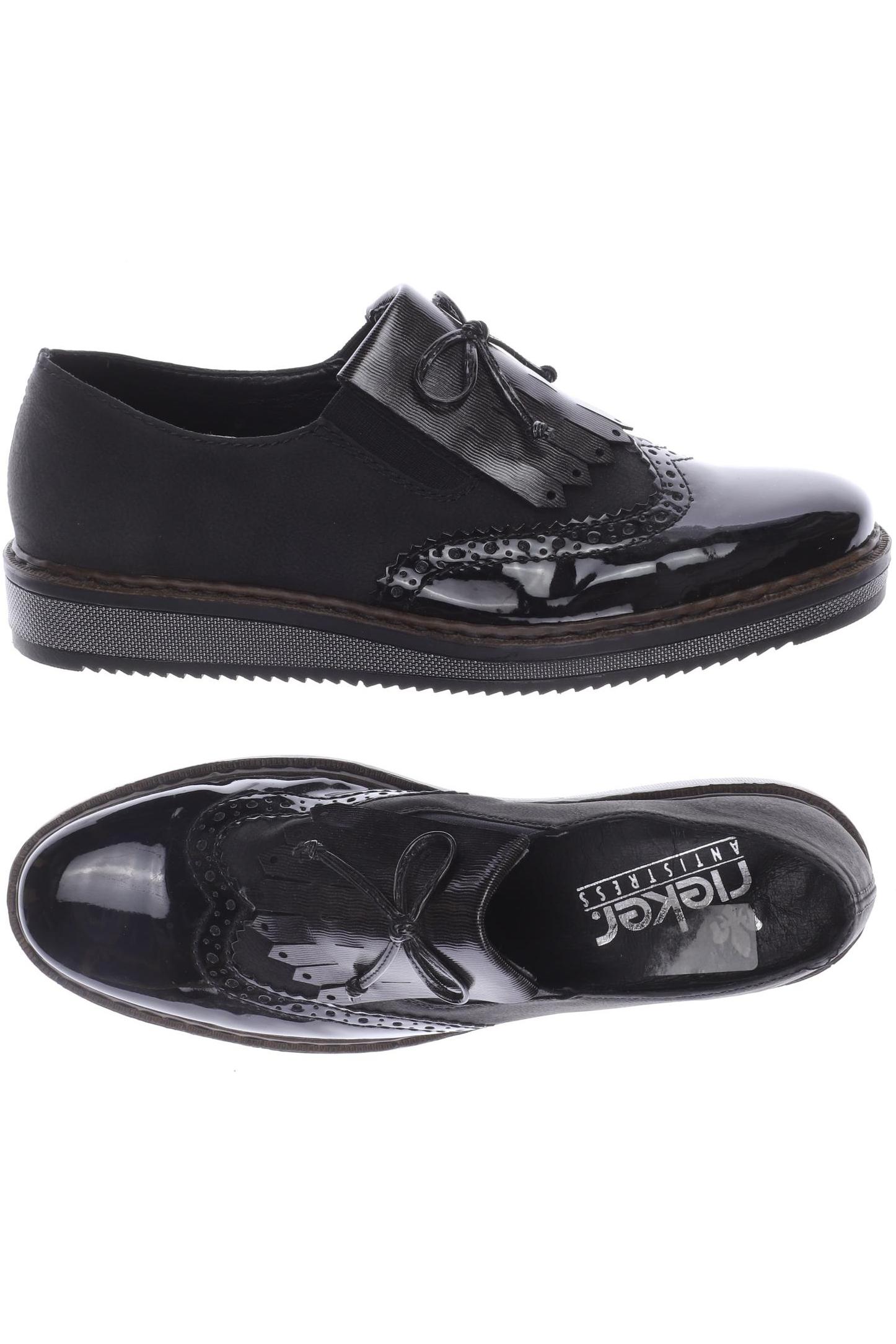 

Rieker Damen Halbschuh, schwarz