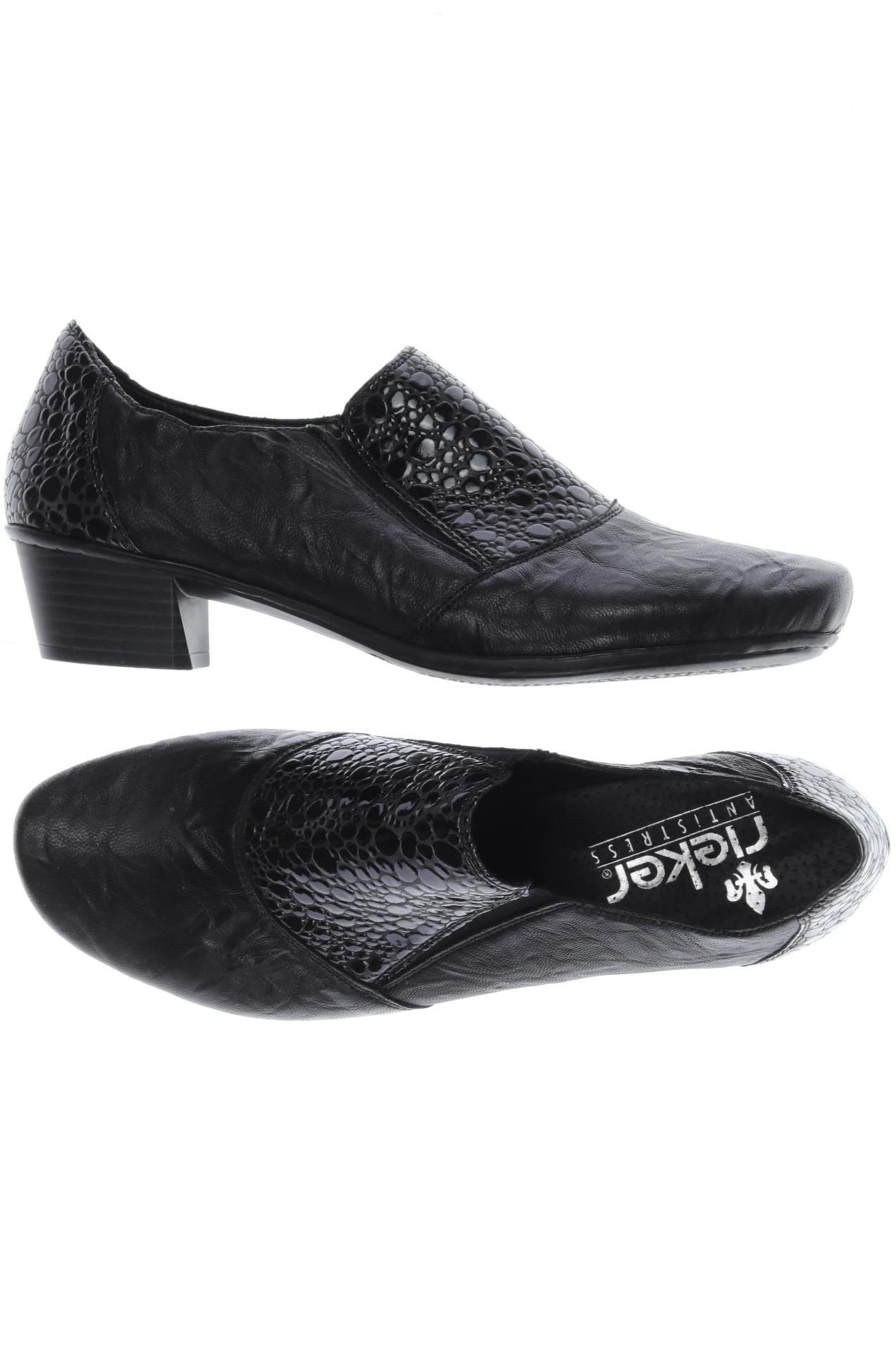 

Rieker Damen Halbschuh, schwarz, Gr. 39