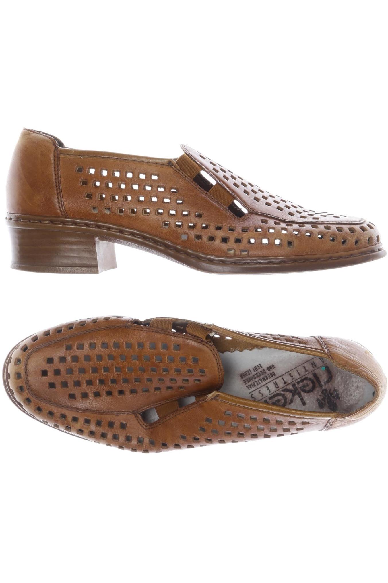

Rieker Damen Halbschuh, braun, Gr. 4