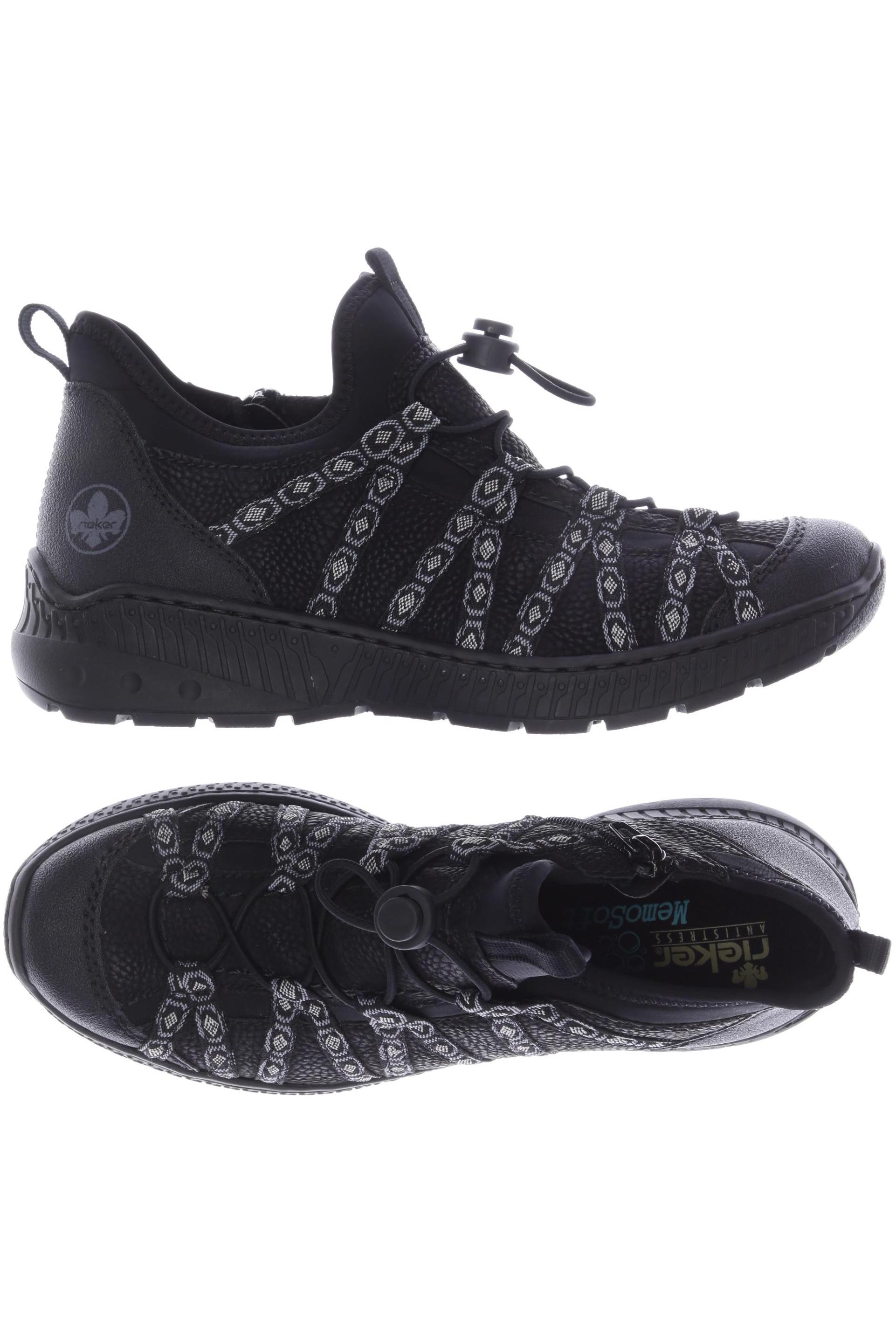 

Rieker Damen Halbschuh, schwarz, Gr. 38