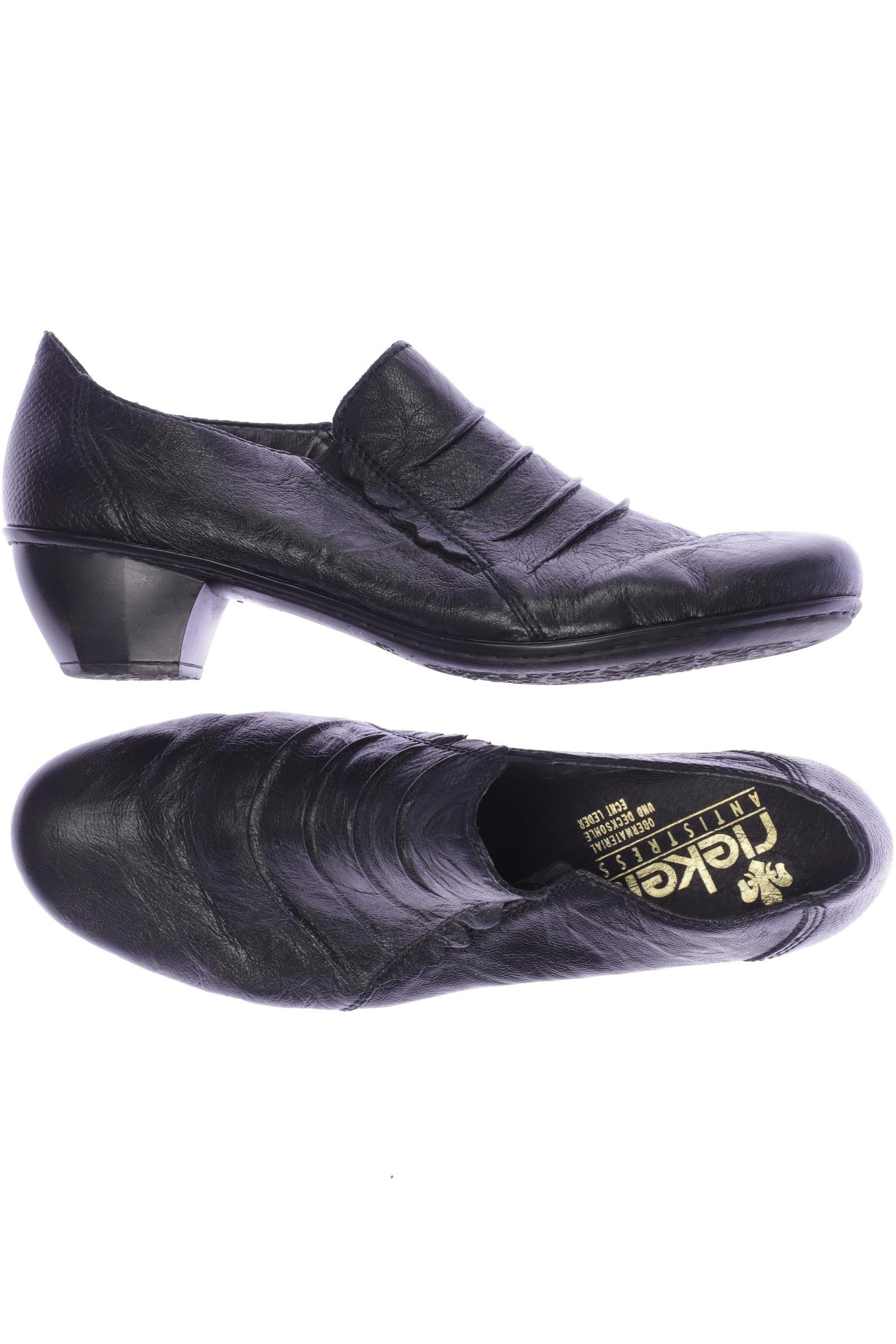 

Rieker Damen Halbschuh, schwarz, Gr. 40