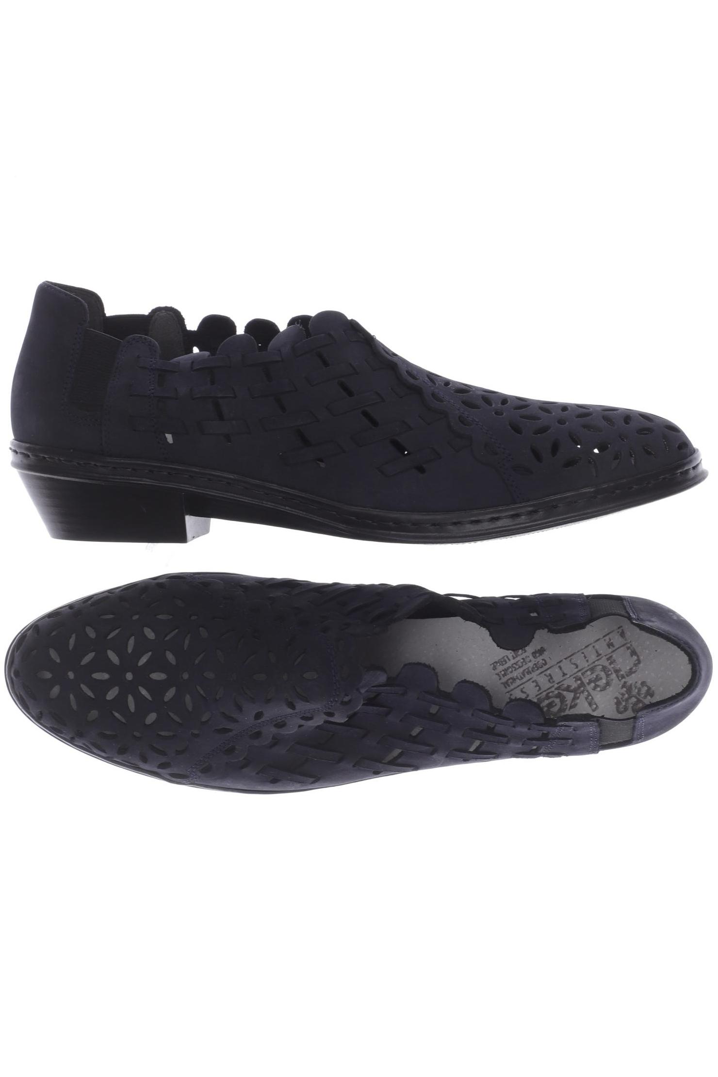 

Rieker Damen Halbschuh, marineblau, Gr. 8