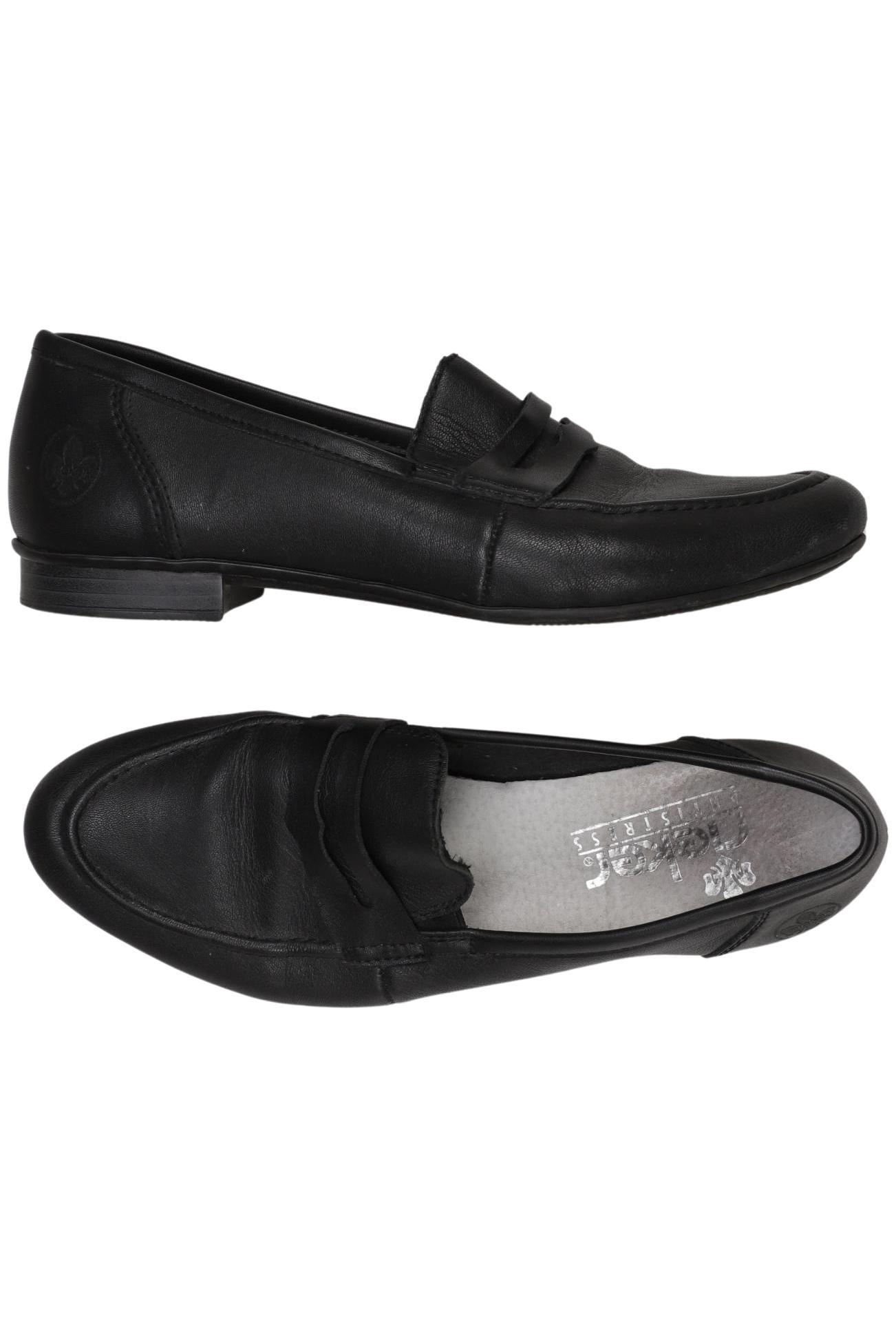 

Rieker Damen Halbschuh, schwarz, Gr. 39