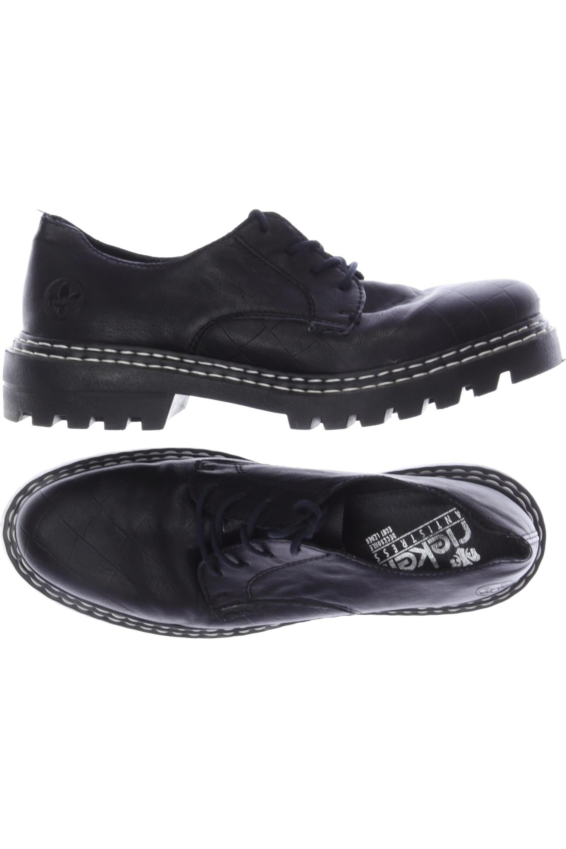 

Rieker Damen Halbschuh, schwarz, Gr. 42