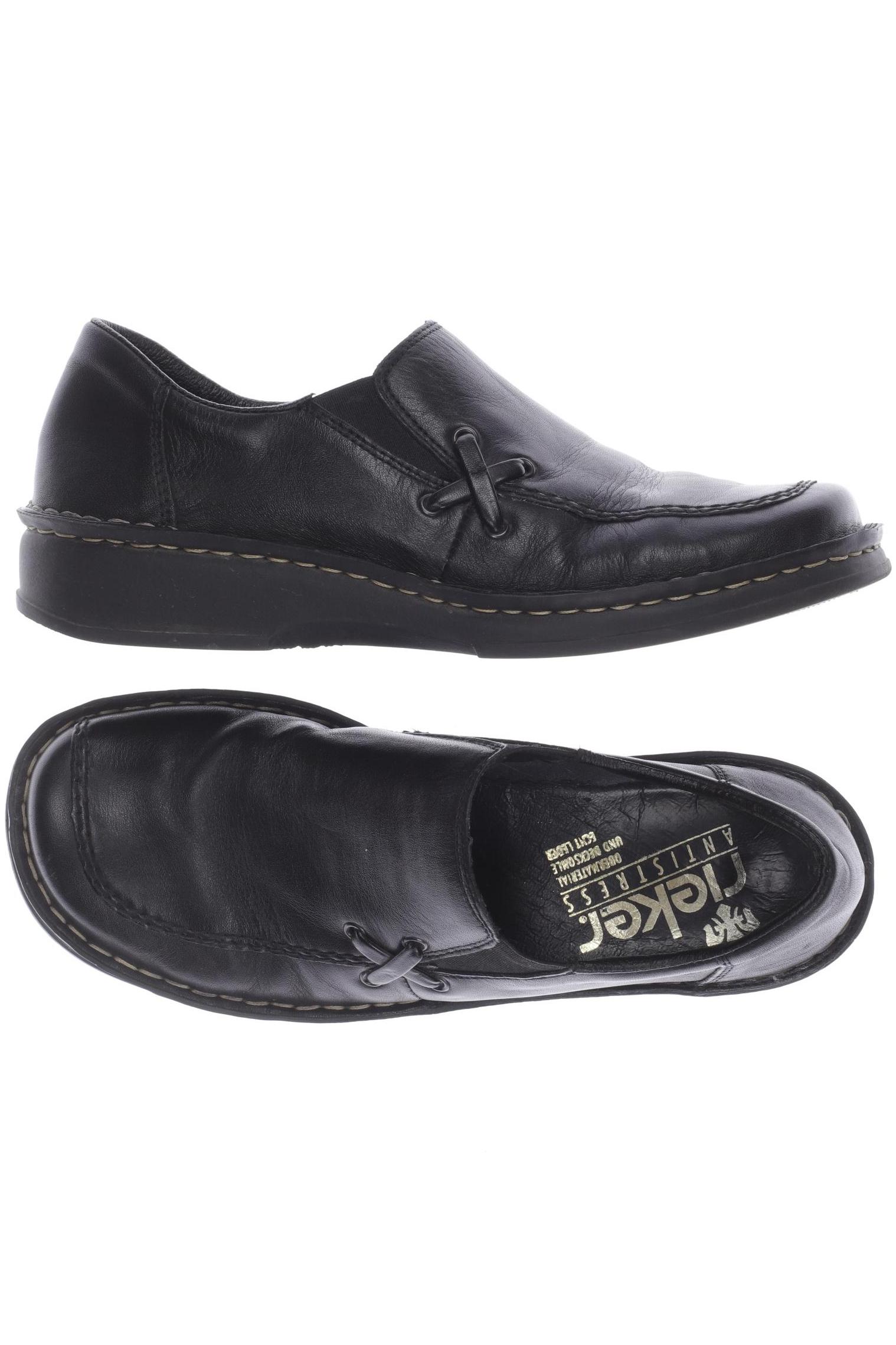 

Rieker Damen Halbschuh, schwarz, Gr. 37