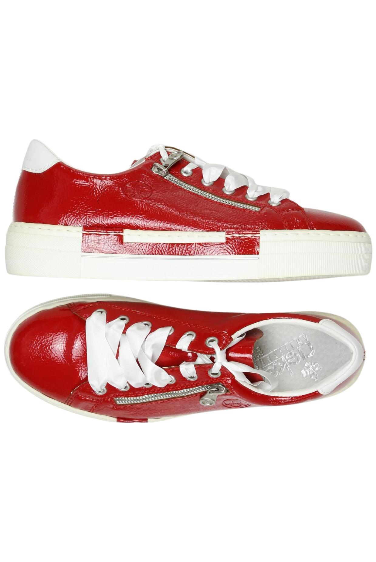 

Rieker Damen Halbschuh, rot, Gr. 41