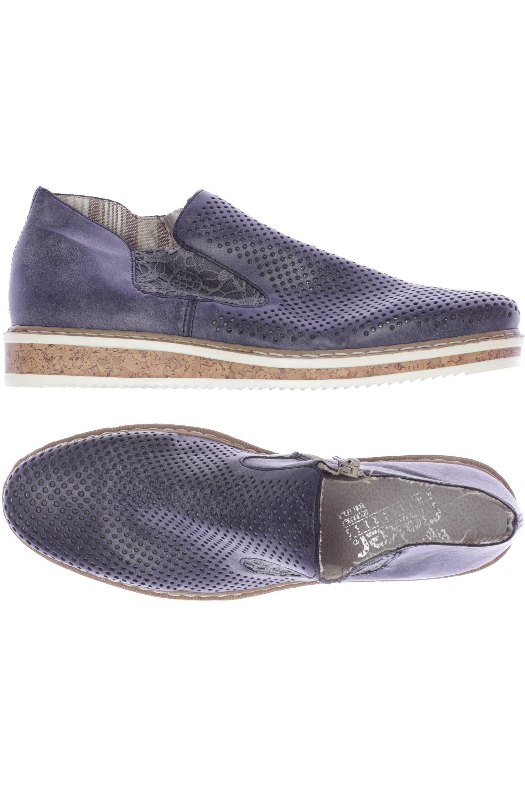 

Rieker Damen Halbschuh, marineblau, Gr. 42