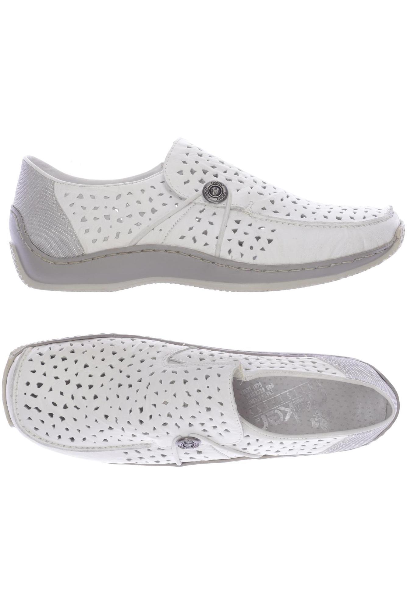

Rieker Damen Halbschuh, weiß, Gr. 39