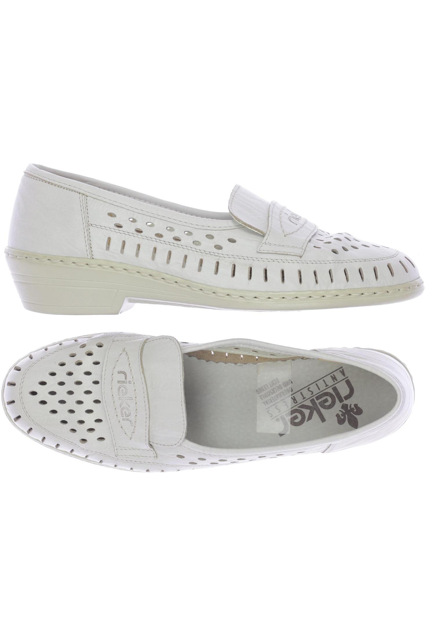 

Rieker Damen Halbschuh, weiß, Gr. 5