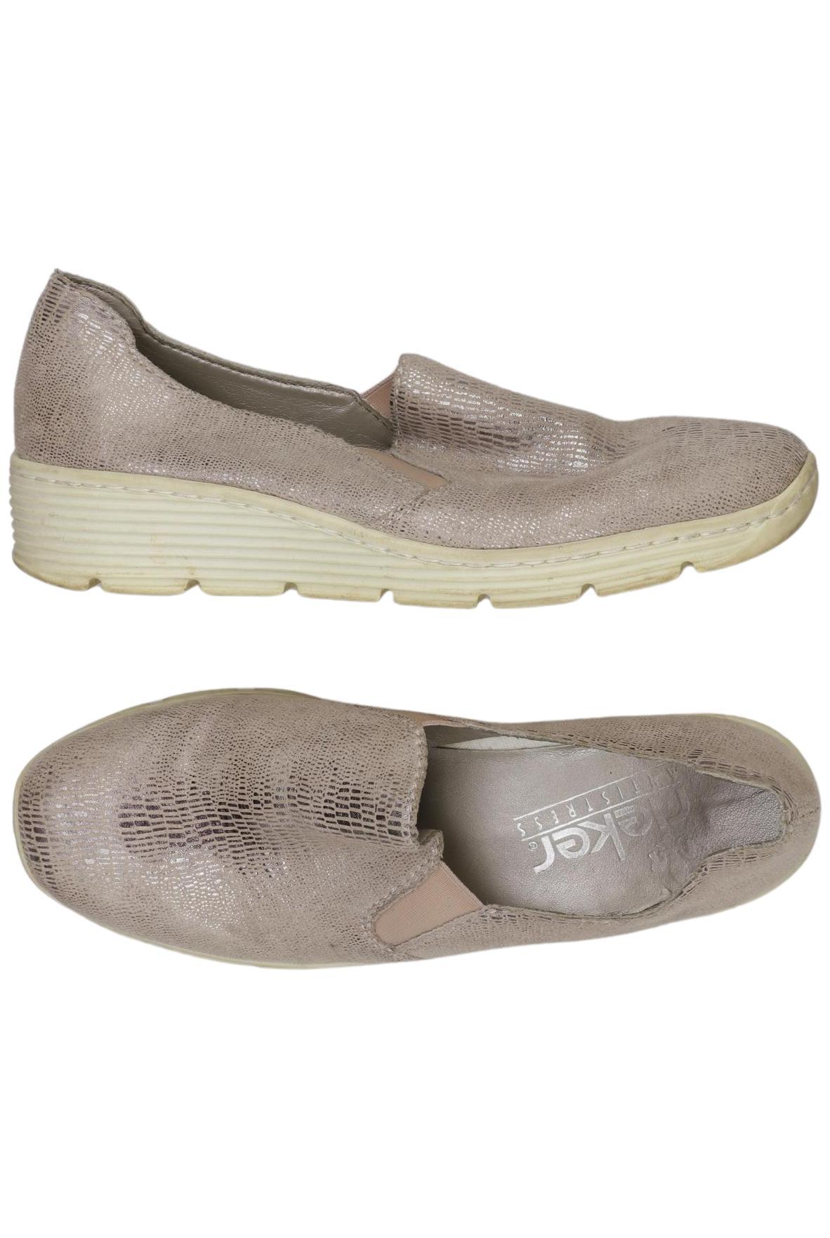 

Rieker Damen Halbschuh, beige, Gr. 38