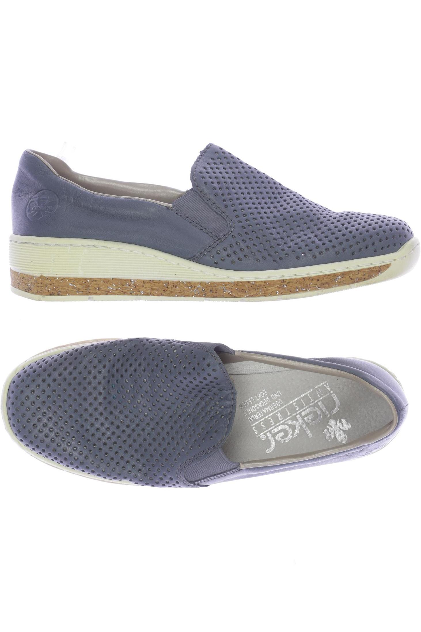 

Rieker Damen Halbschuh, blau