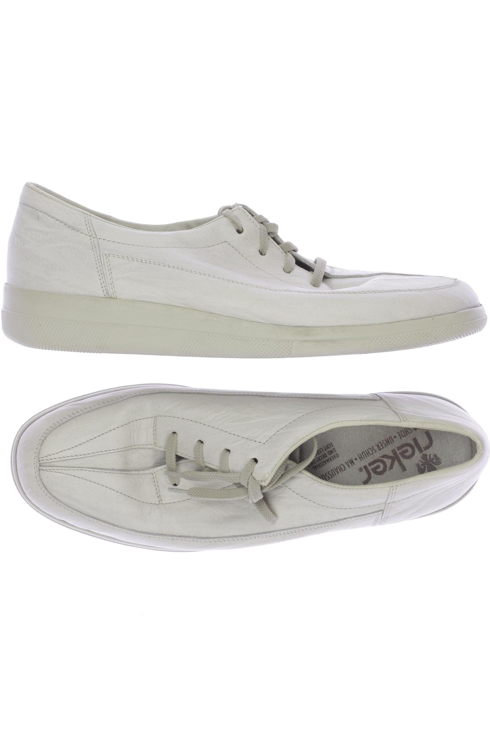 

Rieker Damen Halbschuh, cremeweiß, Gr. 9.5