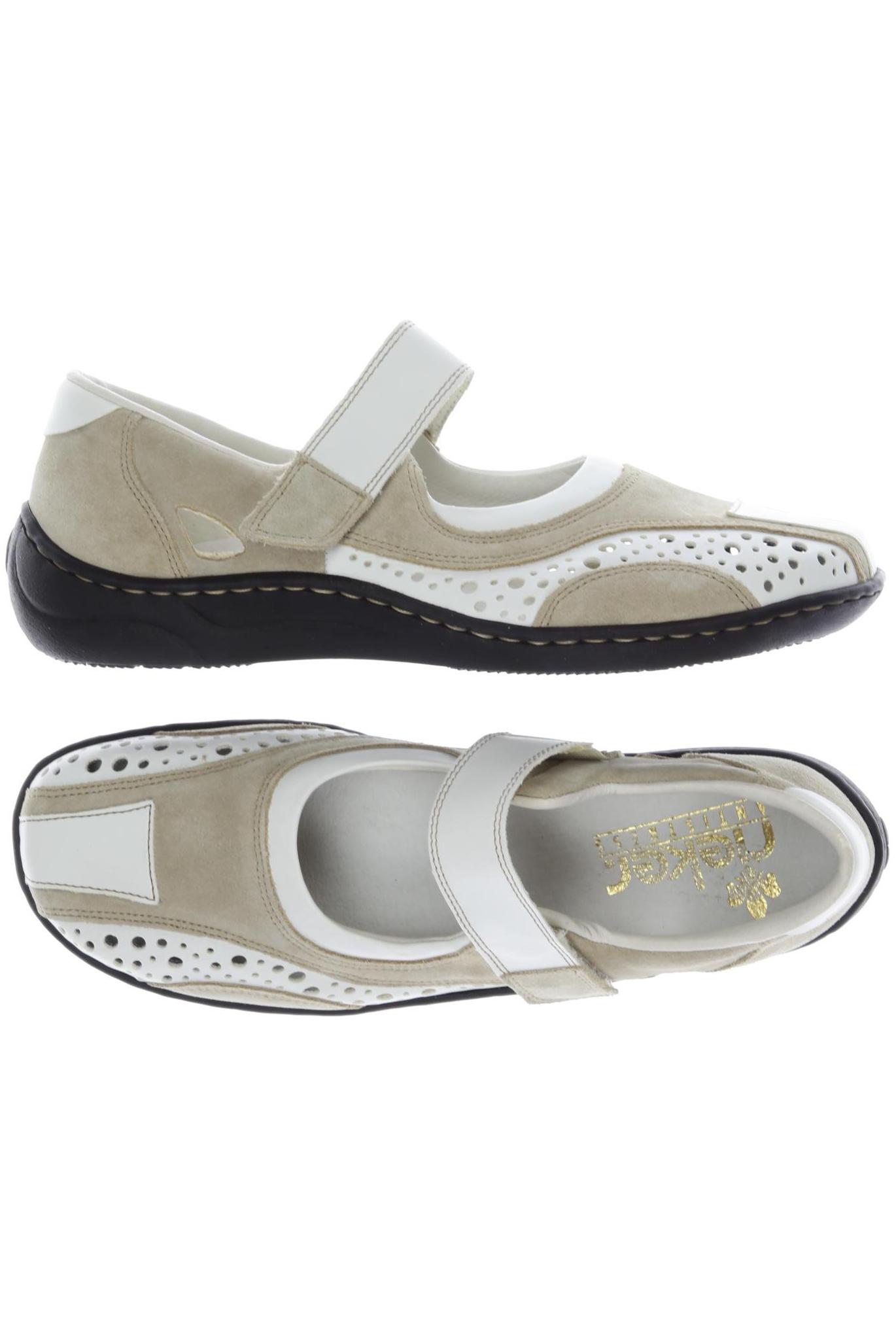 

Rieker Damen Halbschuh, beige, Gr. 37