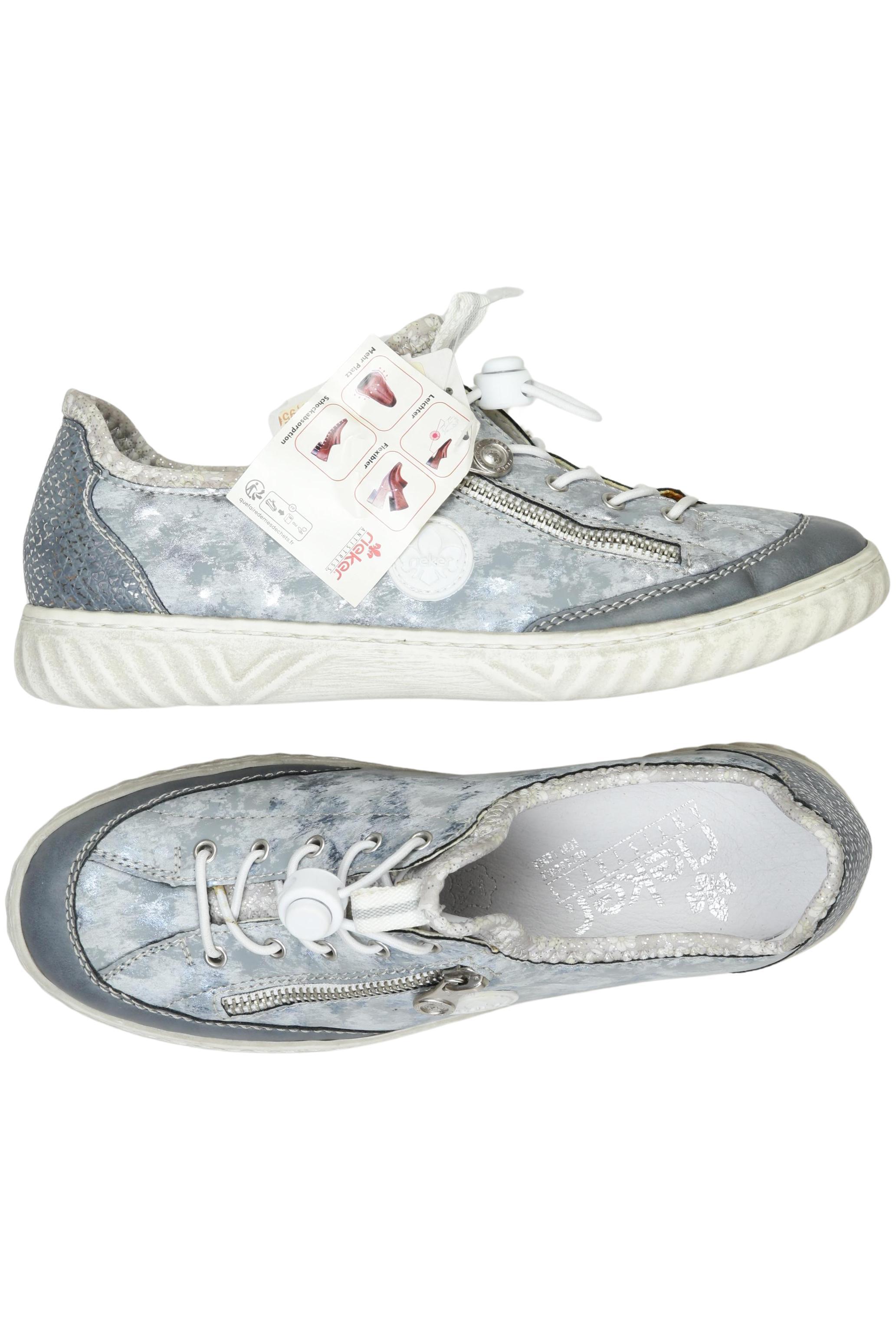 

Rieker Damen Halbschuh, hellblau, Gr. 38